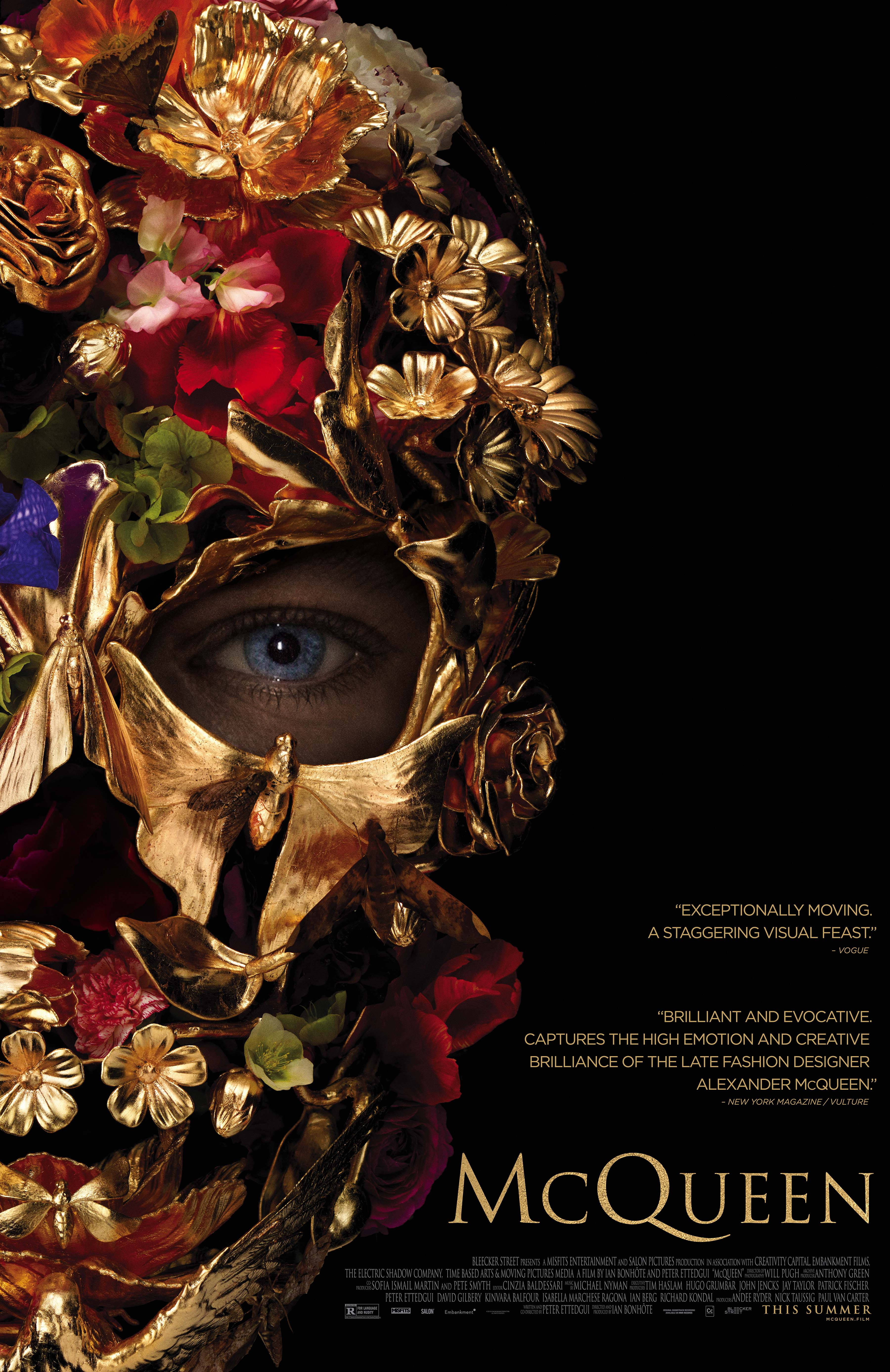 Alexander McQueen Film Poster Fashion Picha ya Ukuta
