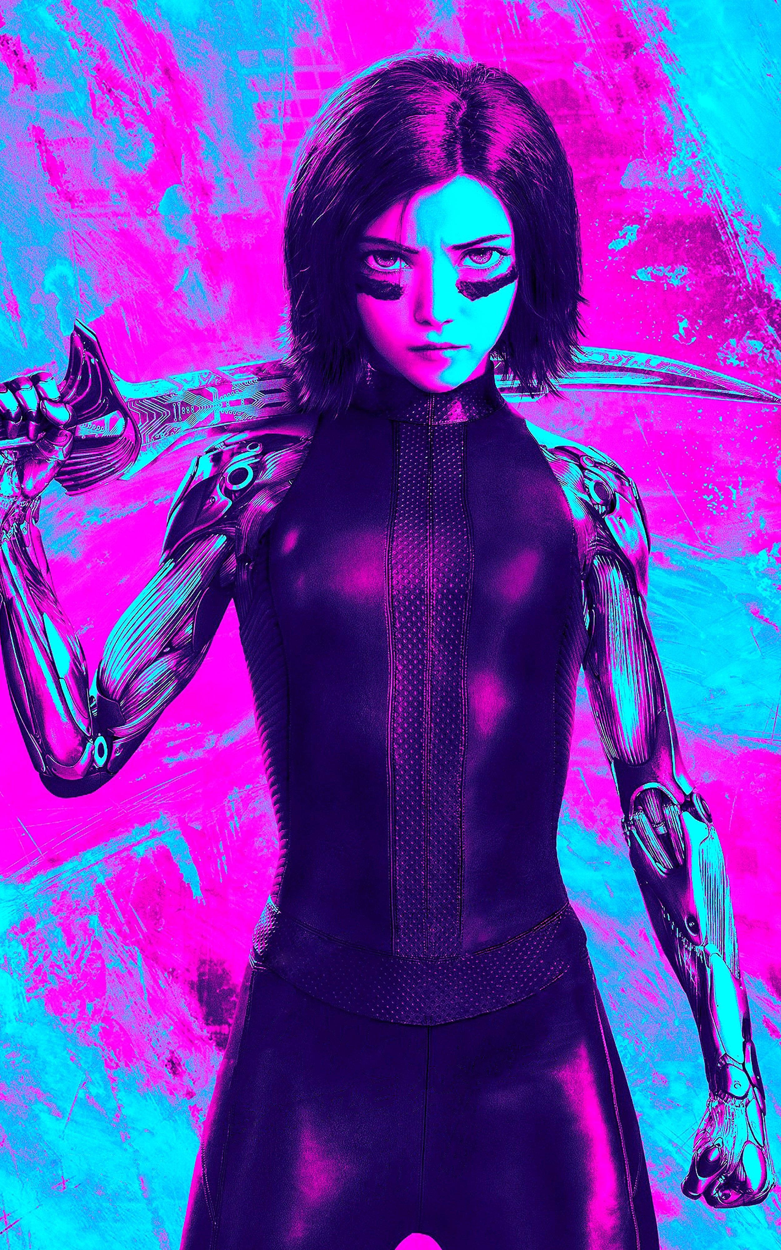 Alita Pop Art Picha ya Ukuta