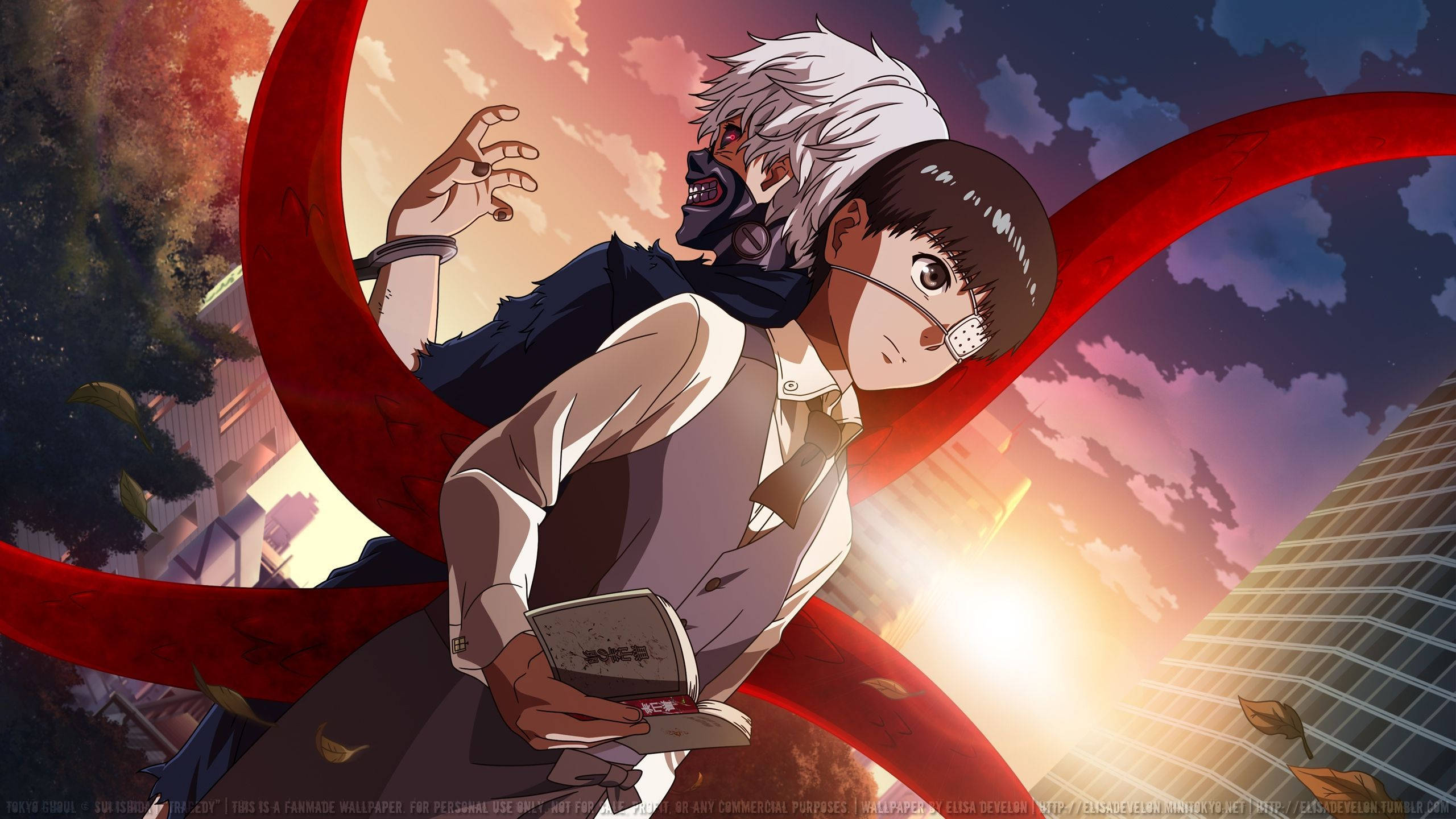 Alter Ego ya Wahusika wa Tokyo Ghoul Picha ya Ukuta