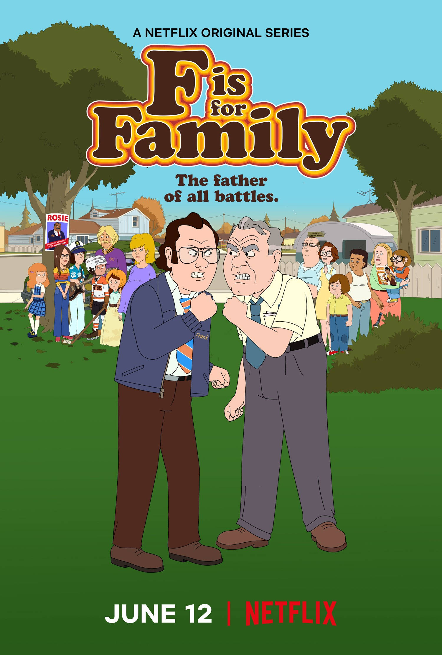 American TV Series F Is For Family Picha ya Ukuta
