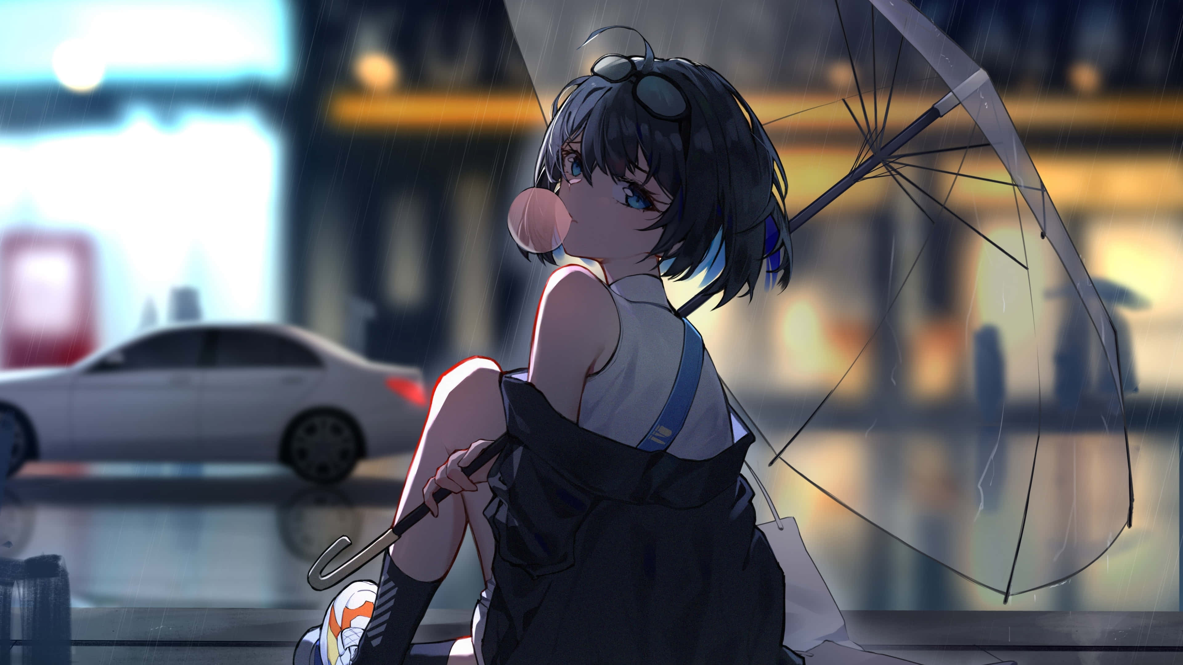 "Amsha Roho ya Anime 4K kwa Rangi Angavu" Picha ya Ukuta