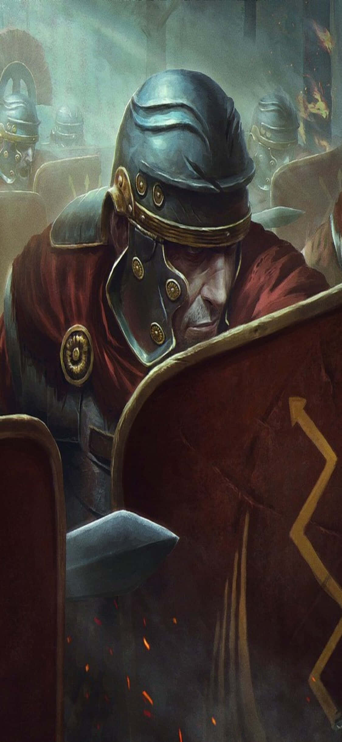 Amuru Majeshi ya Kikubwa katika Total War Rome 2 kwenye iPhone Xs Picha ya Ukuta