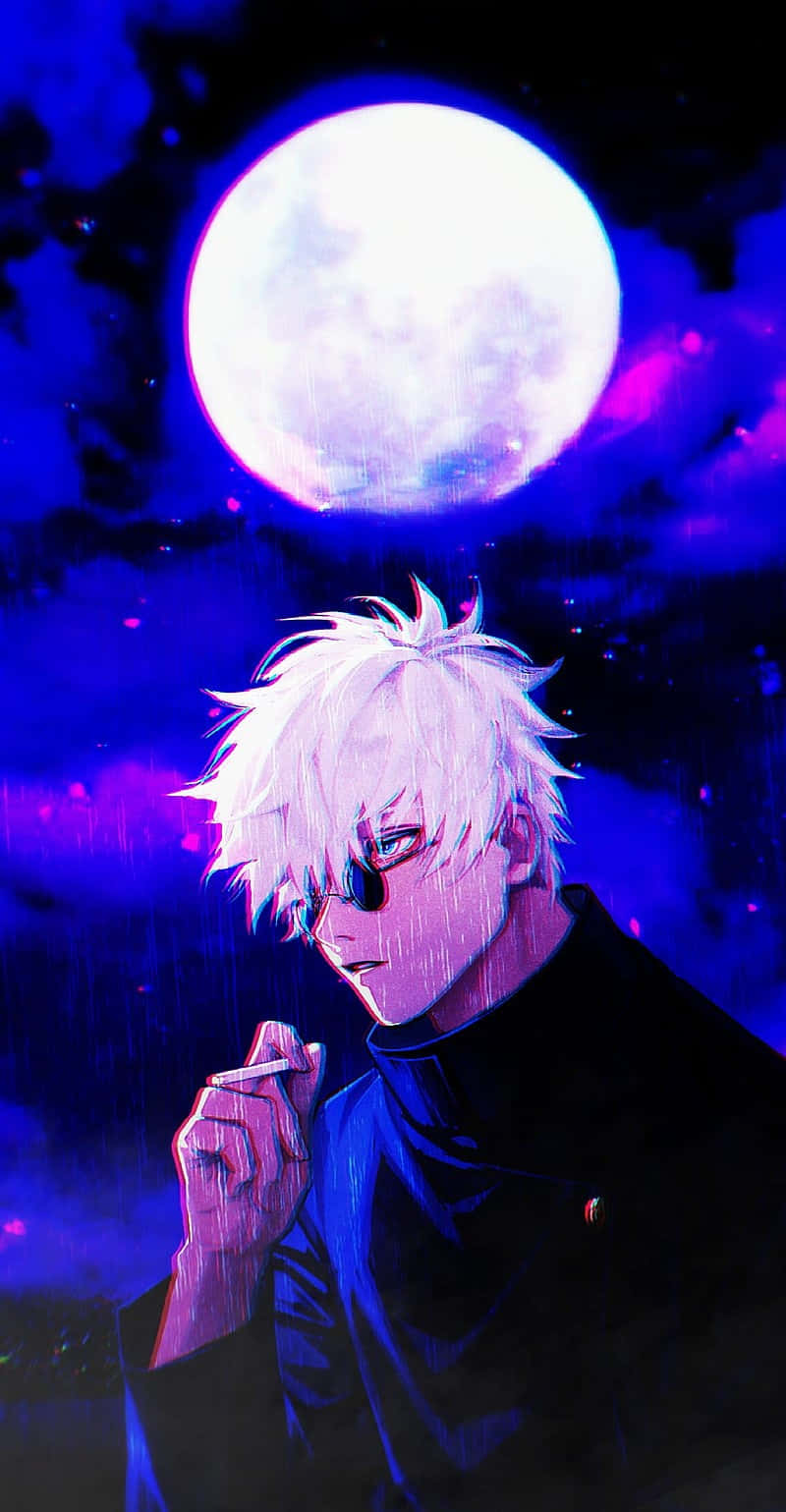 Android Anime Jujutsu Kaisen Satoru Gojo Picha ya Ukuta