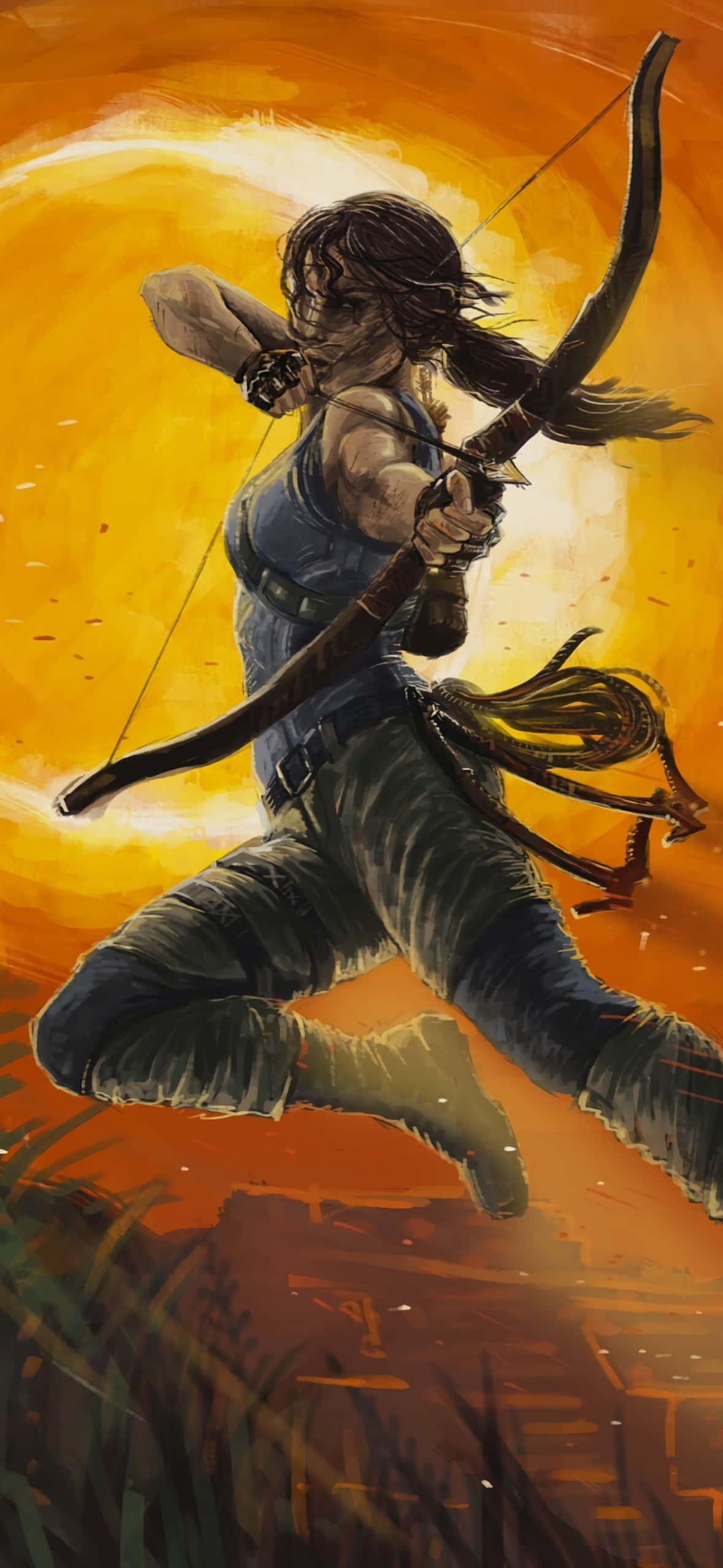 Android Rise Of The Tomb Raider Background Bow Picha ya Ukuta