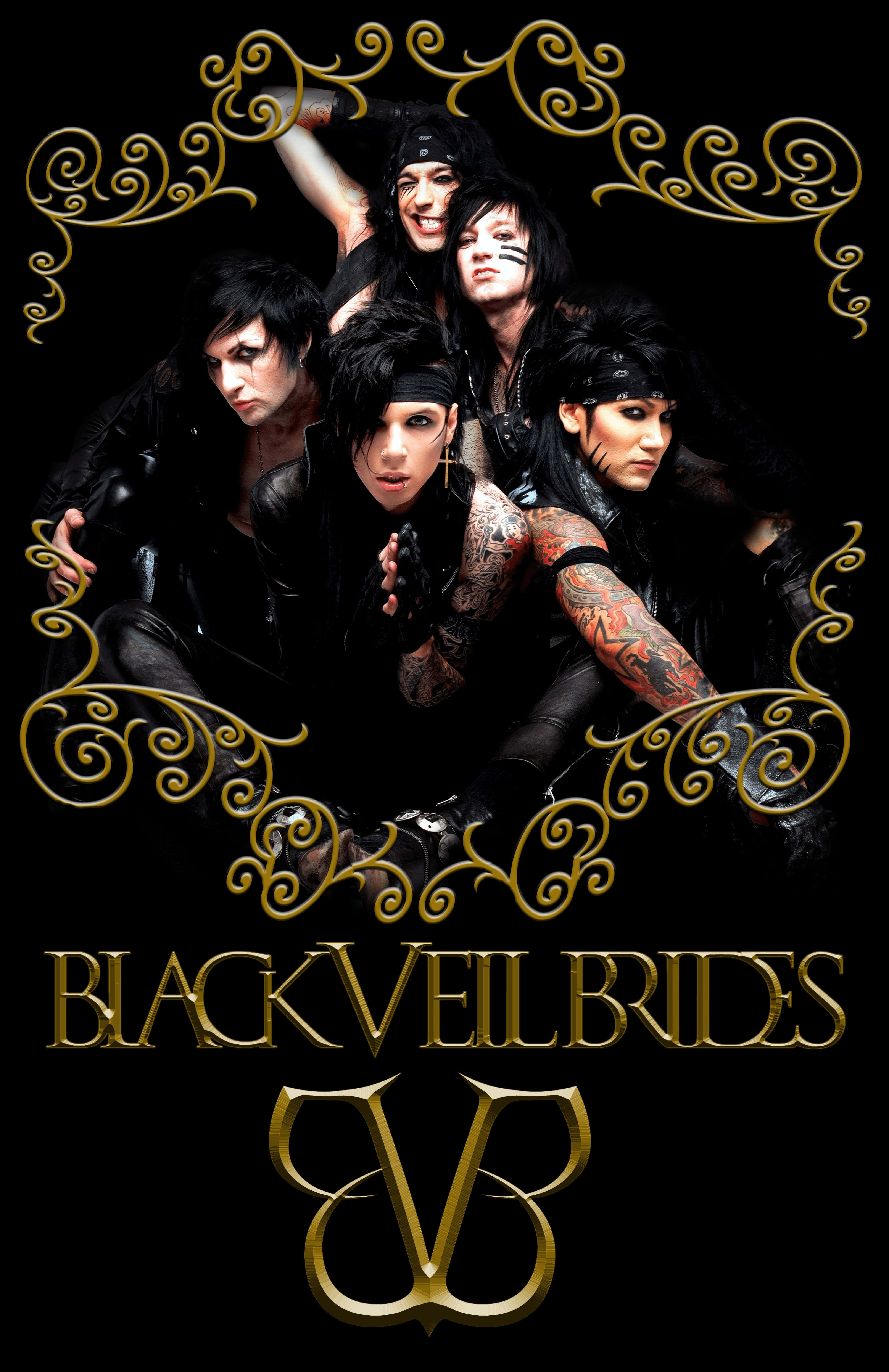 Andy Biersack from Black Veil Brides Picha ya Ukuta