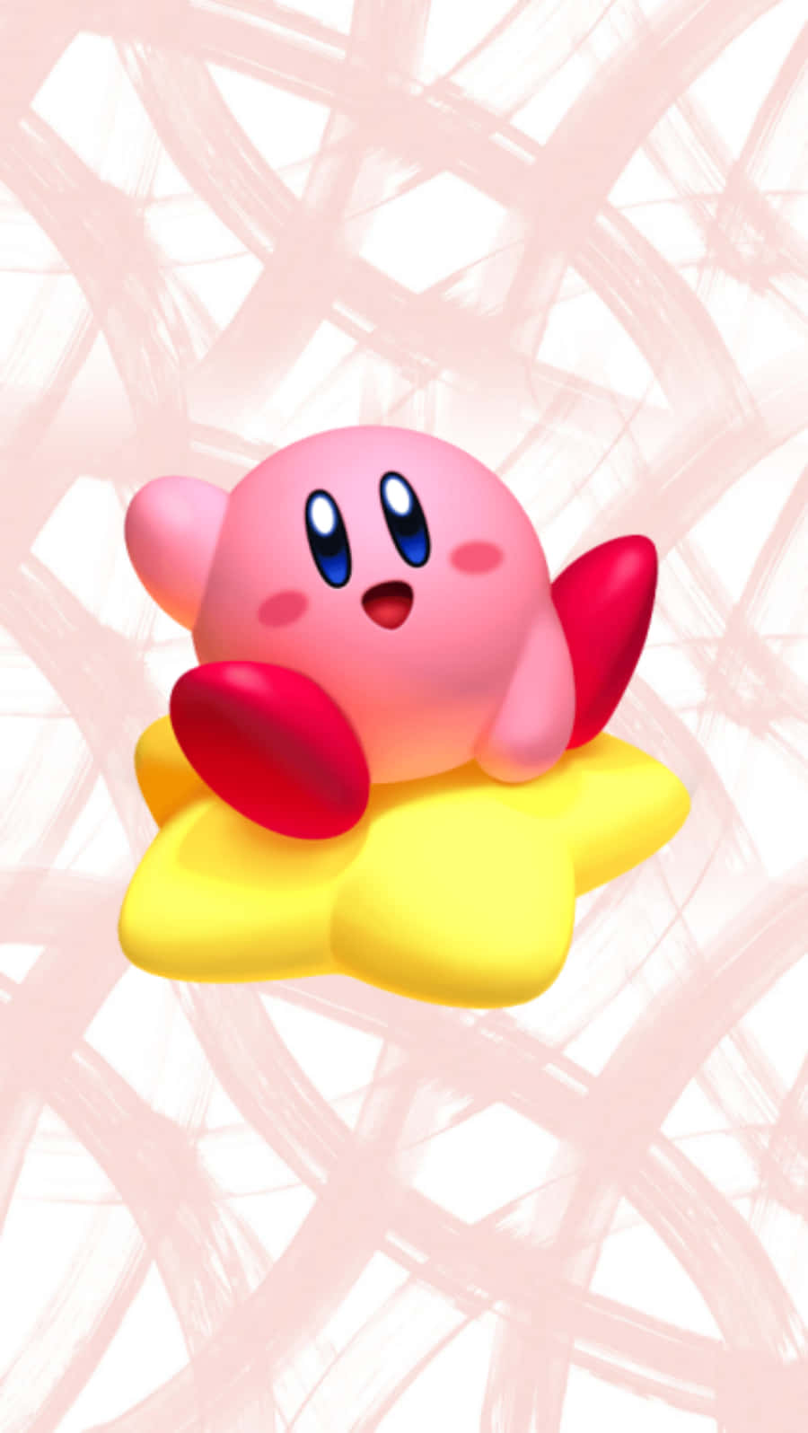 Angalia mhusika huyu mzuri wa Kirby! Picha ya Ukuta