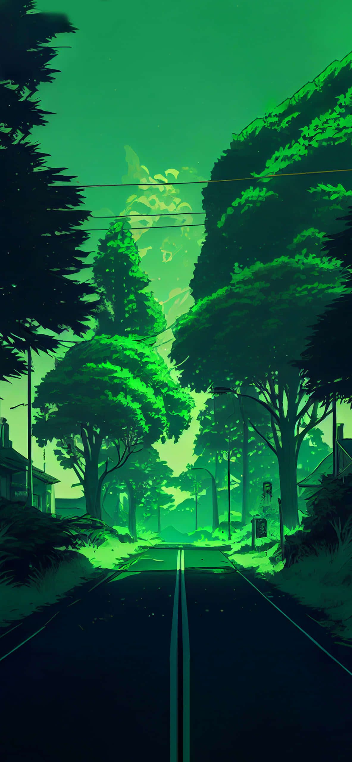 Anime Aesthetic background Picha ya Ukuta