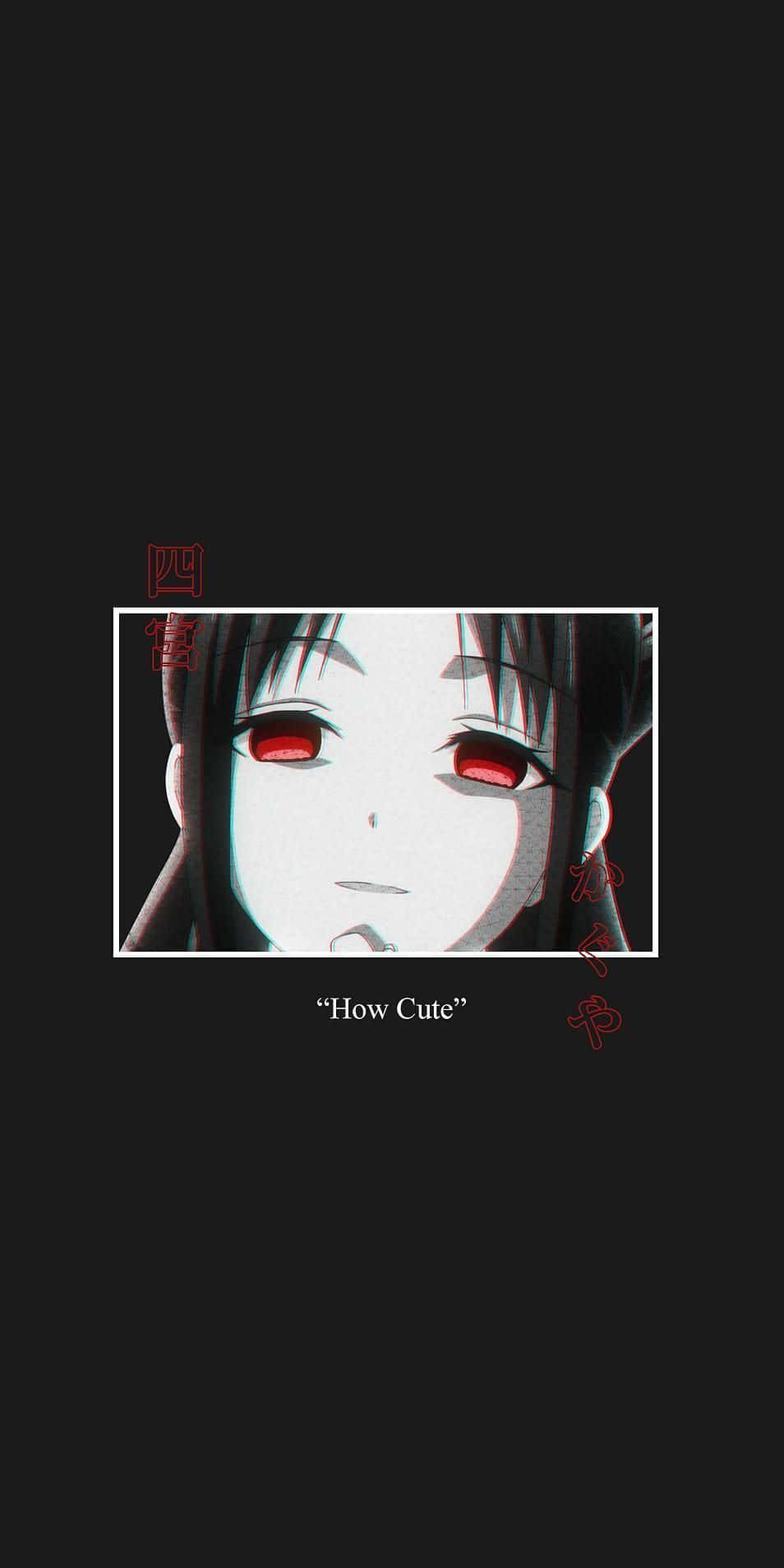 Anime Aesthetic ya Giza Kaguya Shinomiya Picha ya Ukuta