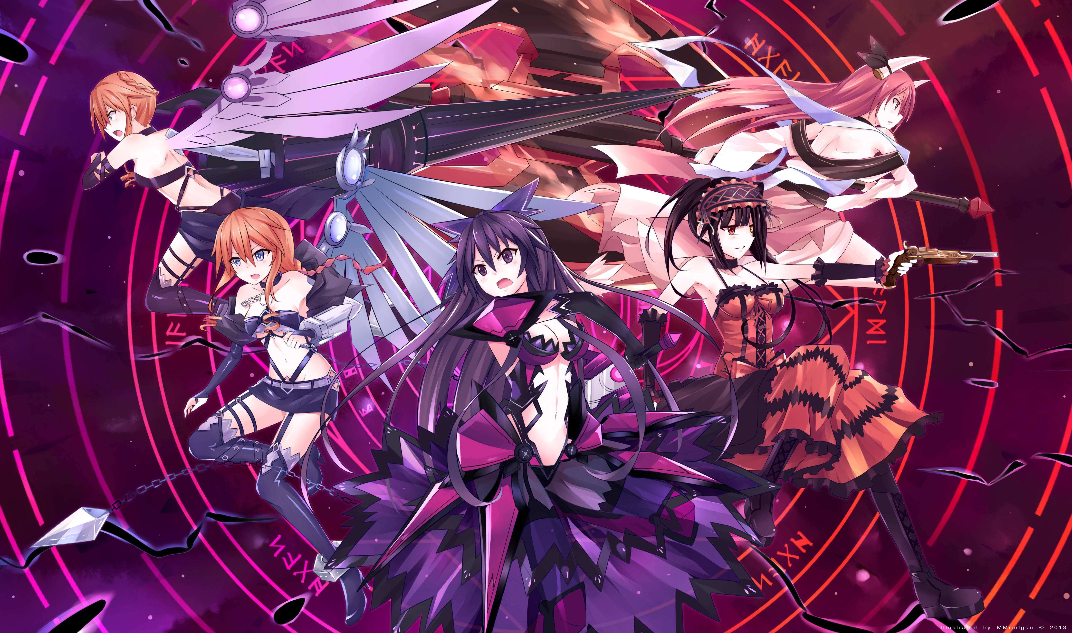 Anime Date A Live Mashujaa Picha ya Ukuta