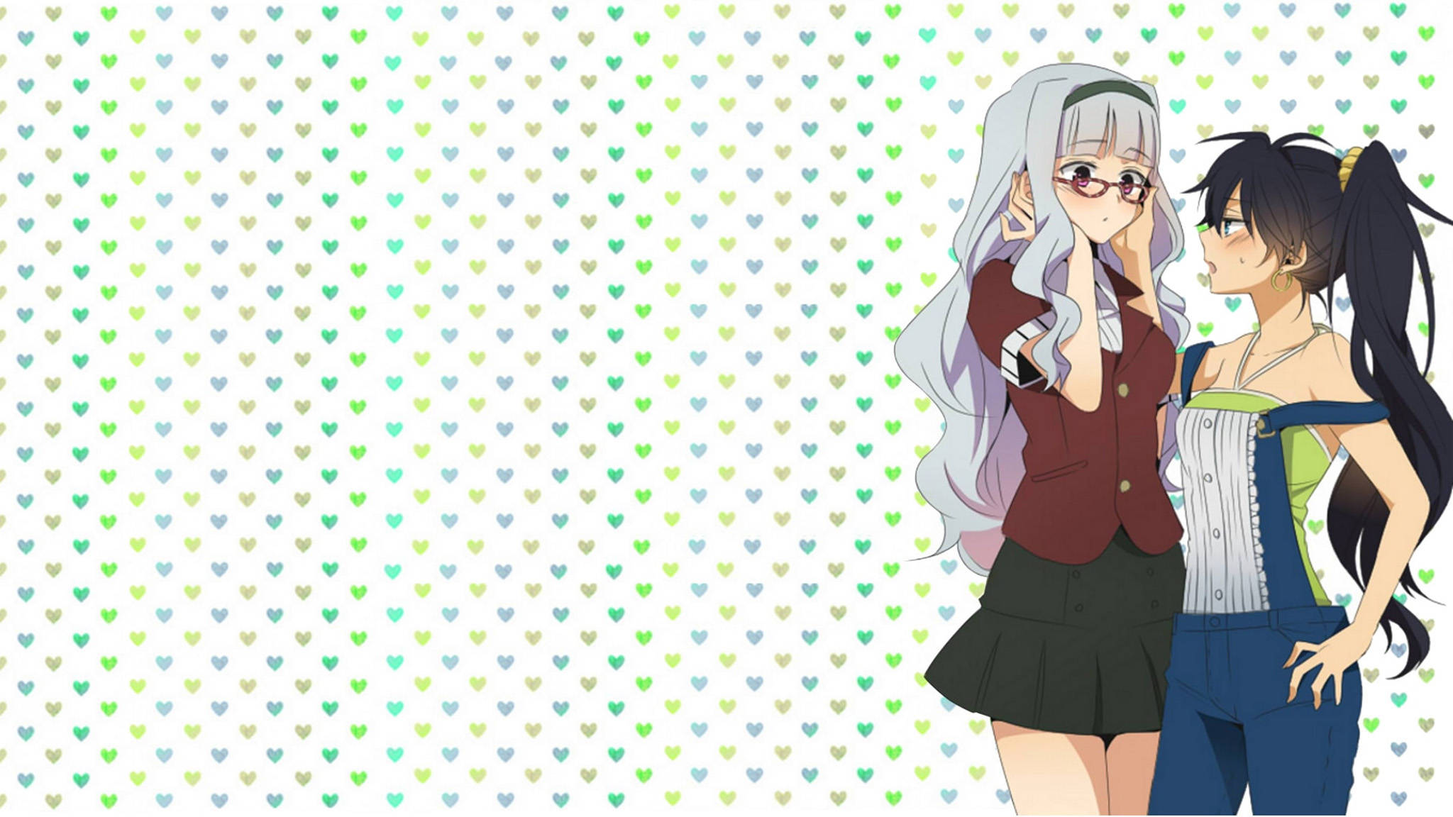 Anime Lesbians Takane Na Hibiki Picha ya Ukuta