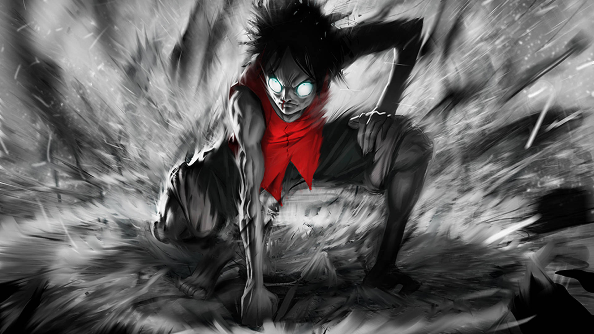 Anime Luffy 1920 X 1080 Picha ya Ukuta