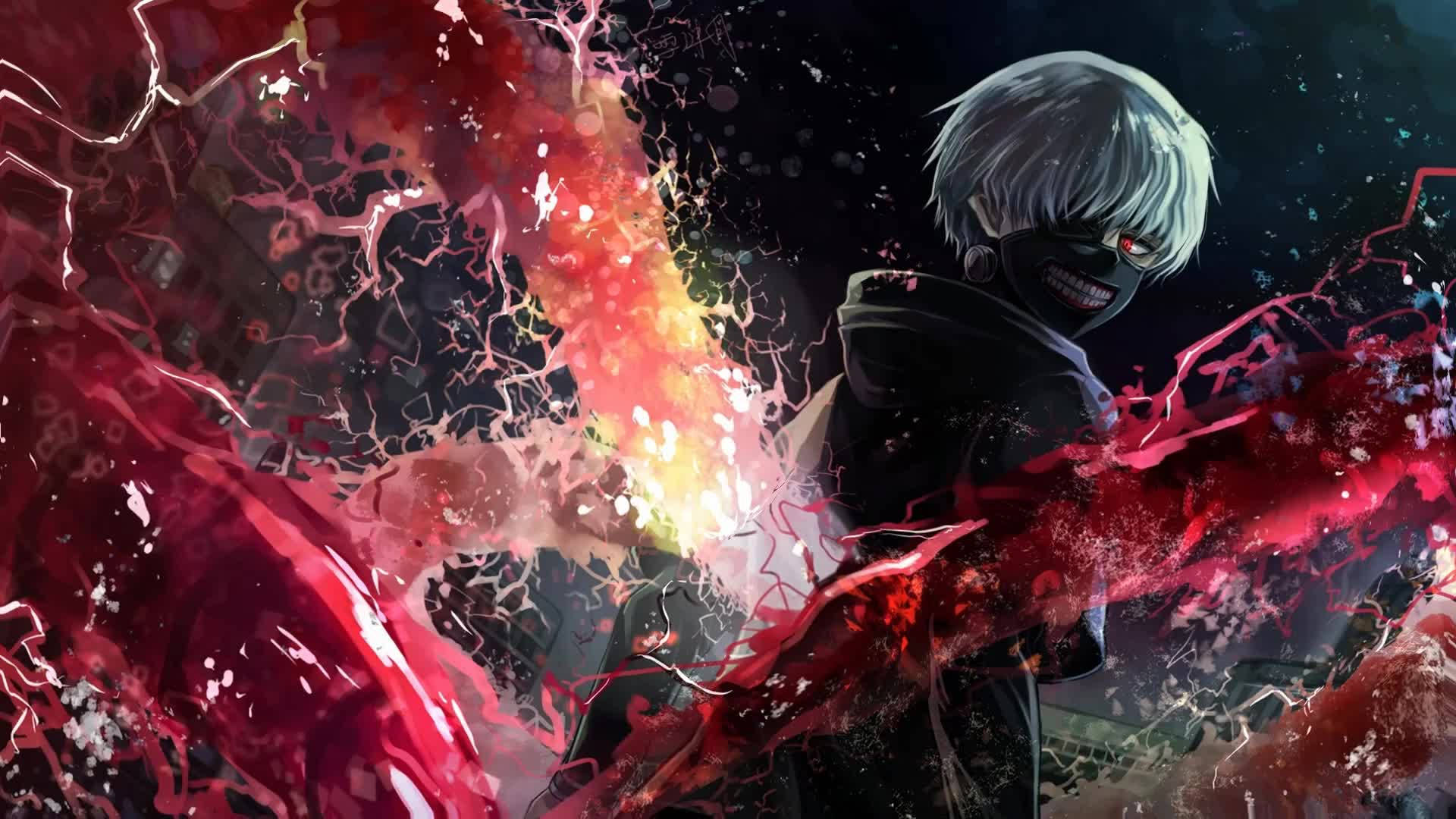 Anime Moja Kaneki Ken Picha ya Ukuta