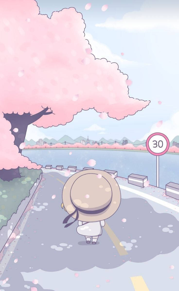 Anime Nyororo ya Kuvutia Picha ya Ukuta