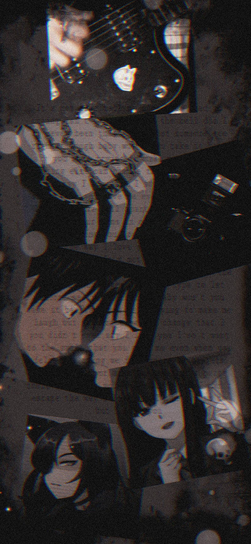 Anime ya Emo Aesthetic Picha ya Ukuta