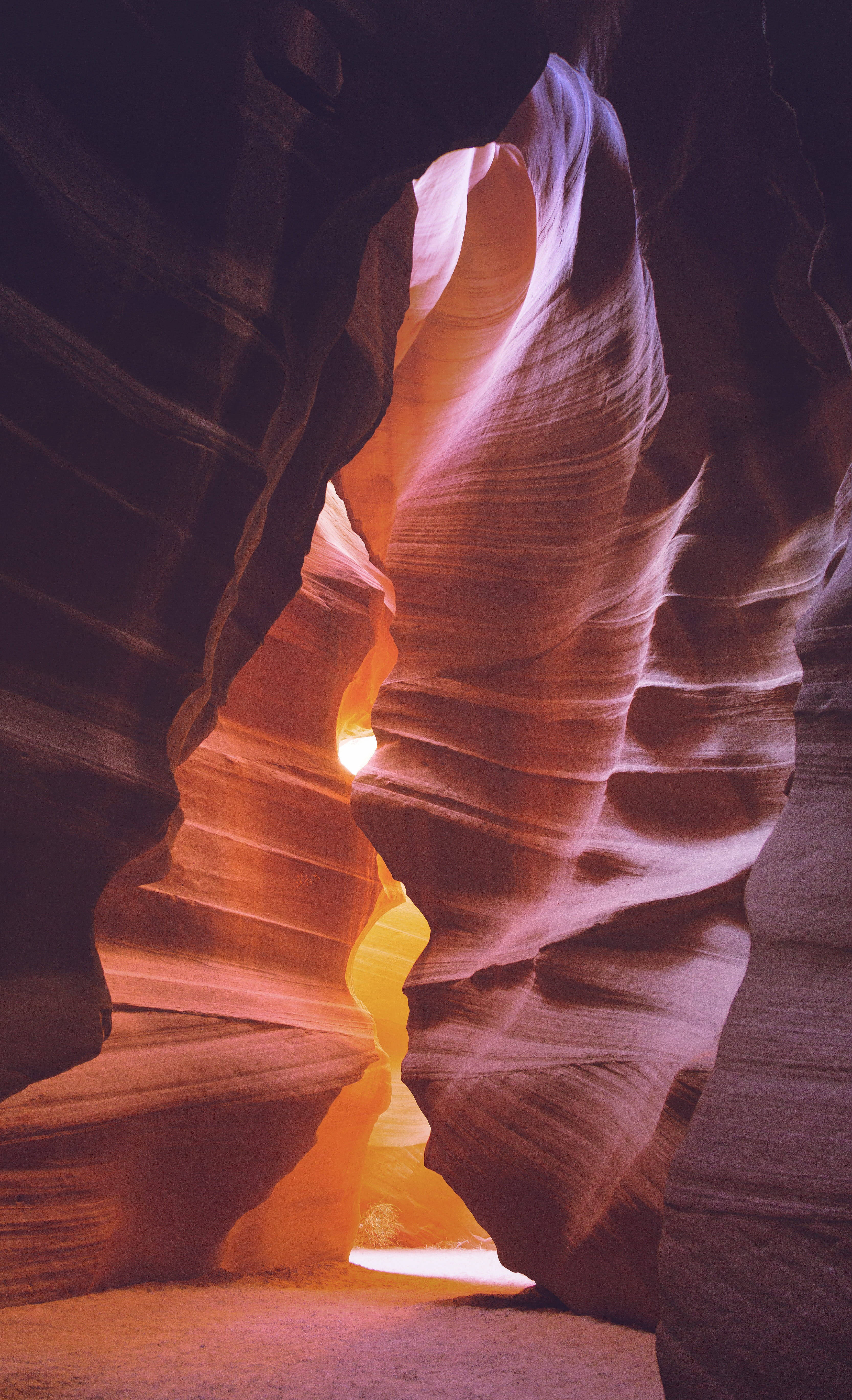 Antelope Canyon In iPhone Landscape Picha ya Ukuta