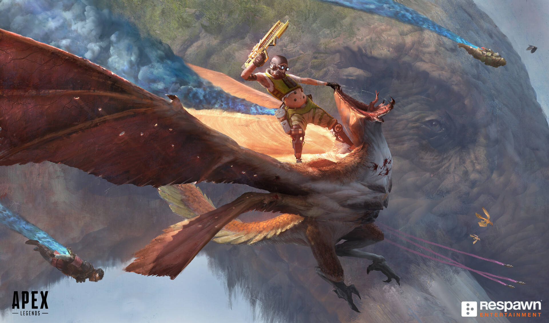 Apex Legends Octane Akiruka Picha ya Ukuta