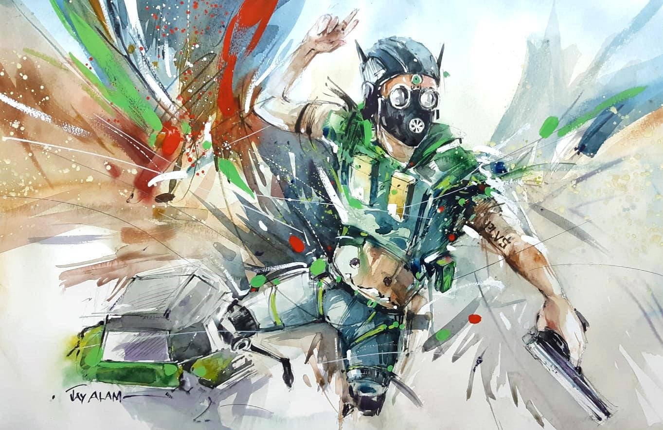 Apex Legends Octane Rangi Mbalimbali Picha ya Ukuta