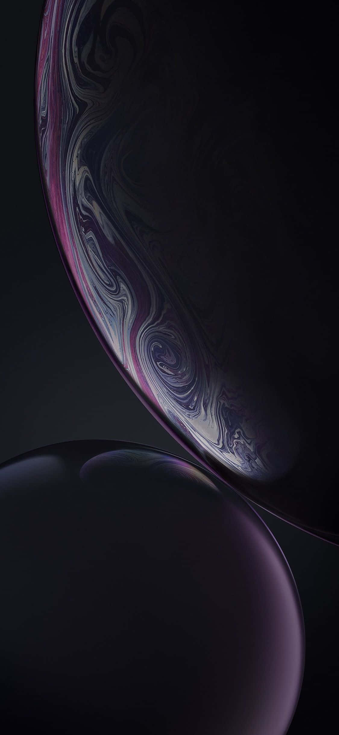 Apple iPhone XS Bubble Abstract Picha ya Ukuta