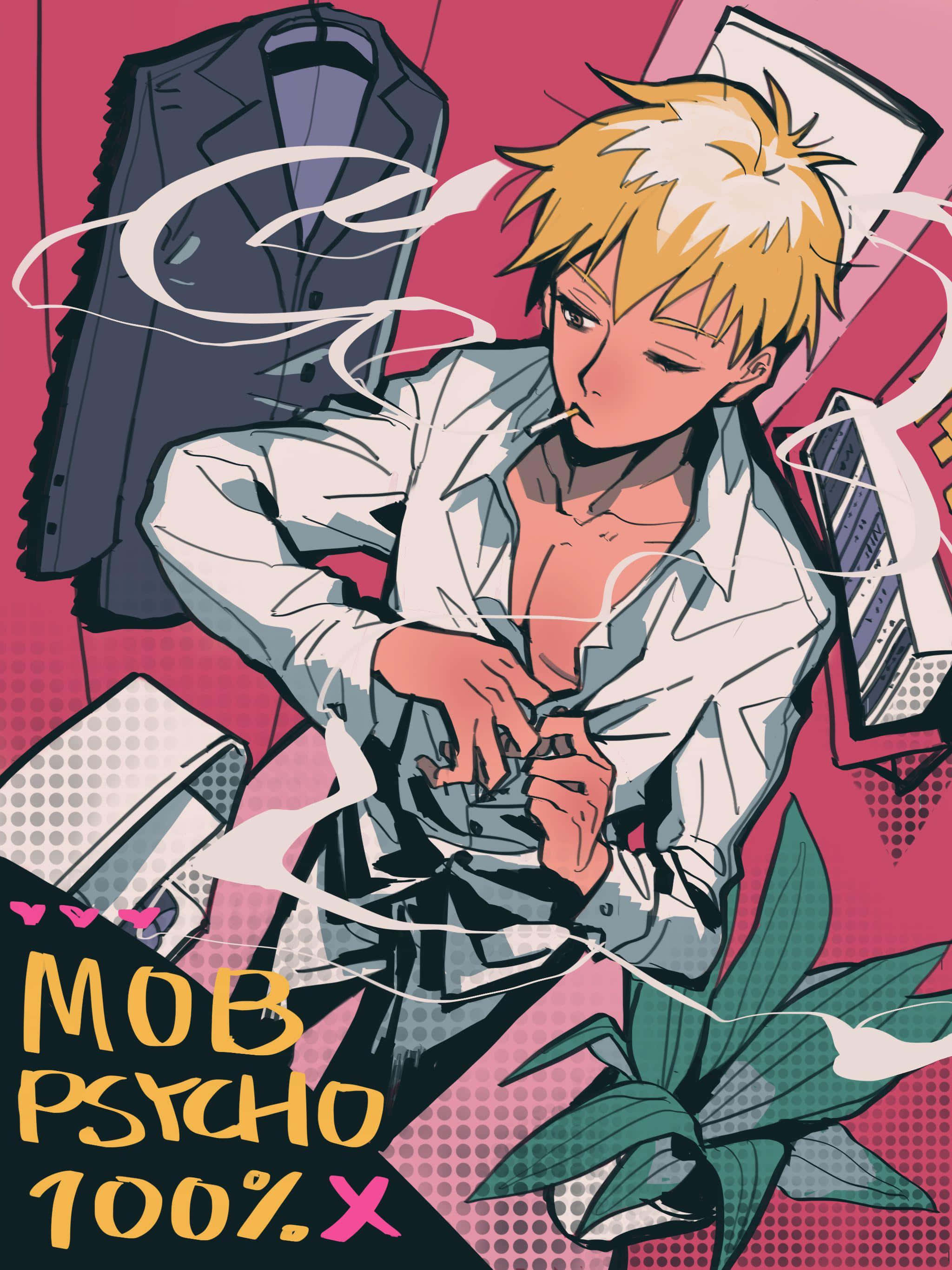 Arataka Reigen - Mwalimu wa Nguvu za Kipaji Picha ya Ukuta