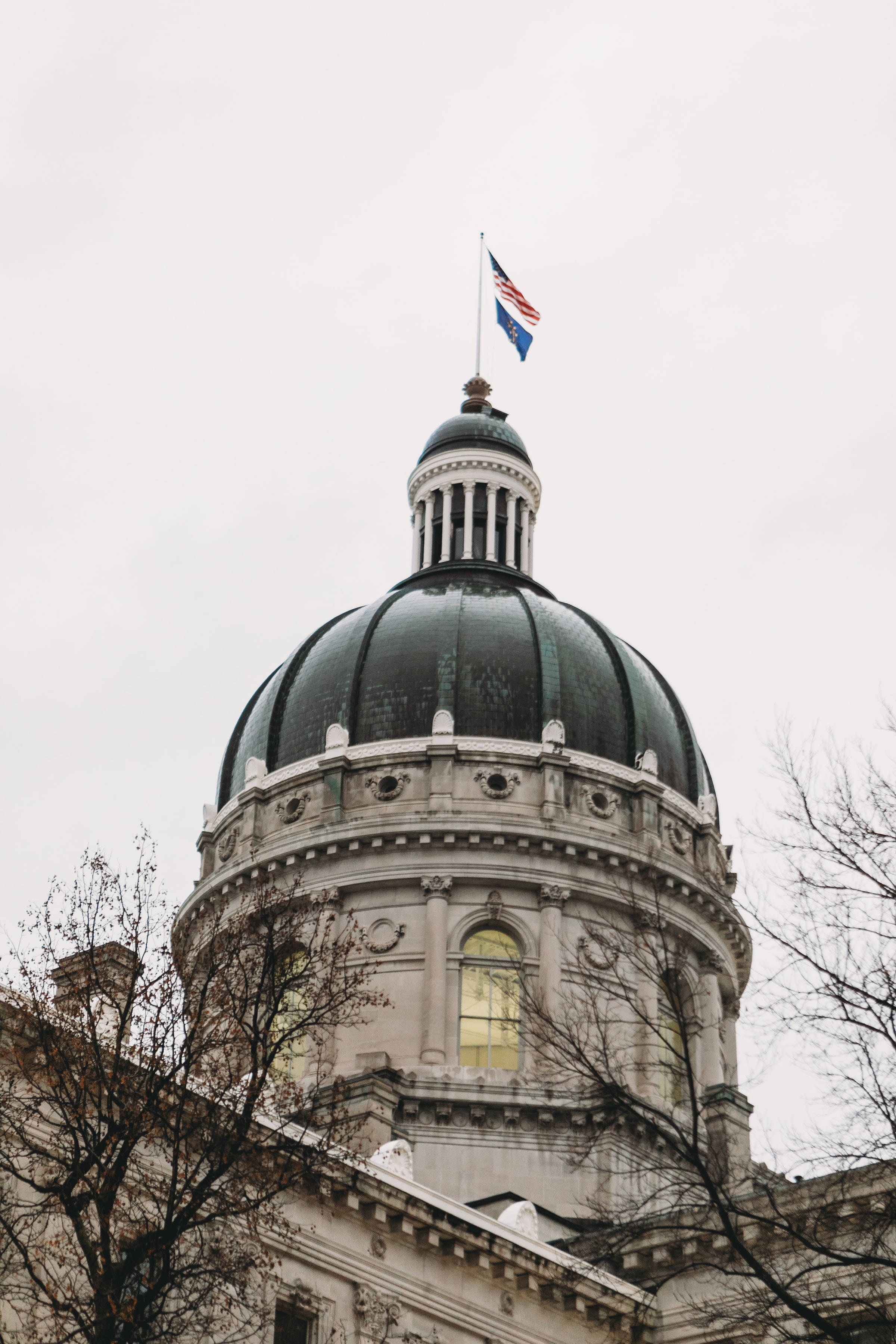 Architecture ya Indianapolis Picha ya Ukuta