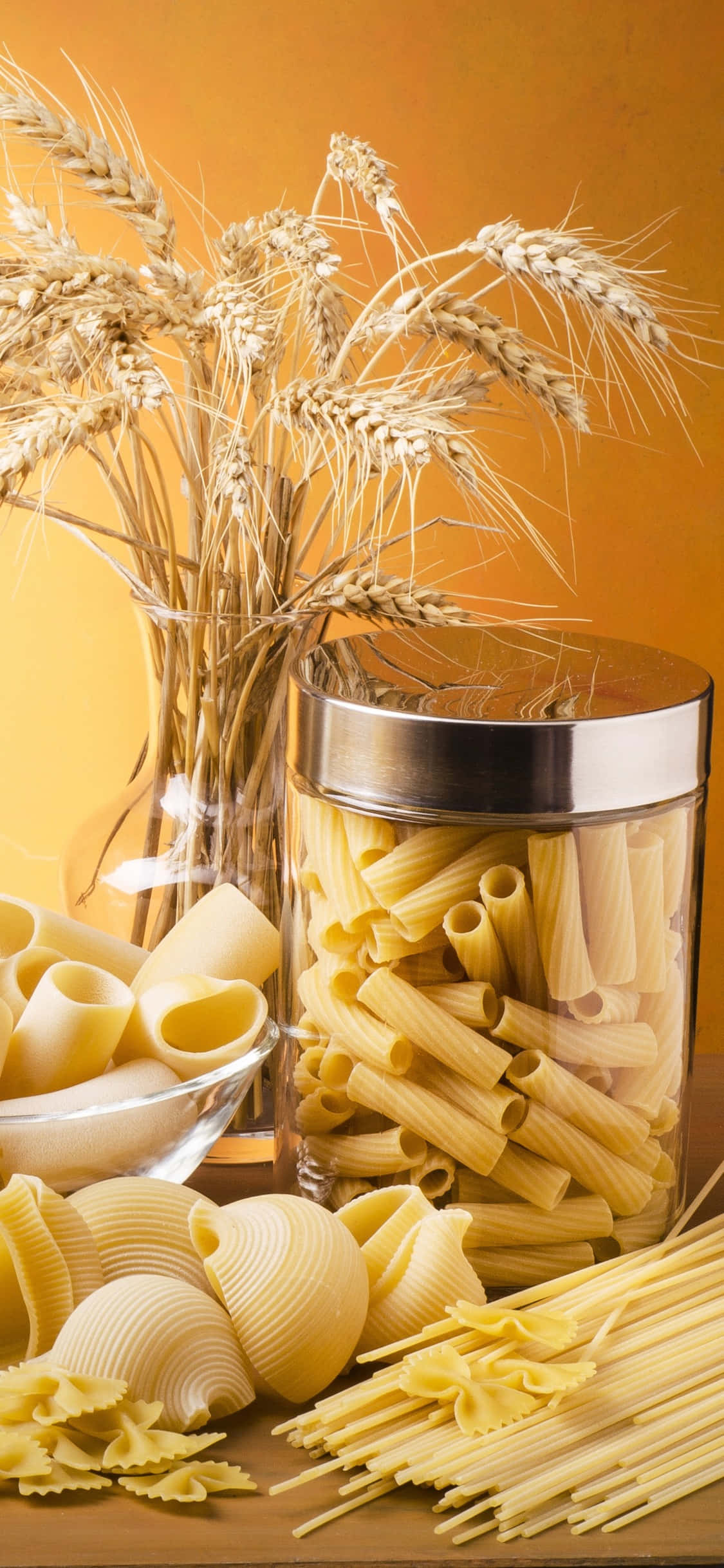 Artistic Photography iPhone X Pasta Background Picha ya Ukuta