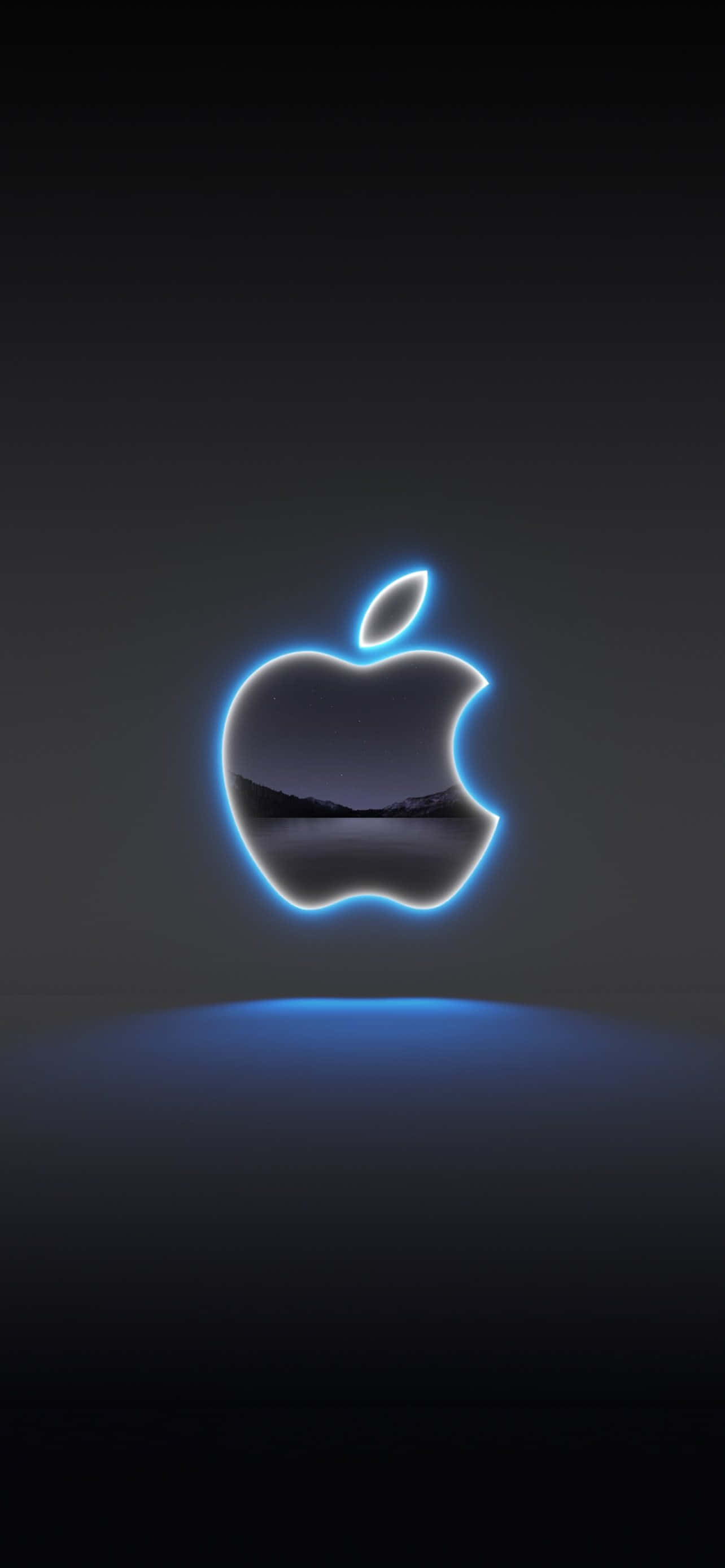 Asili ya Apple Pixel 3 ya Bluu Inayong'aa Picha ya Ukuta