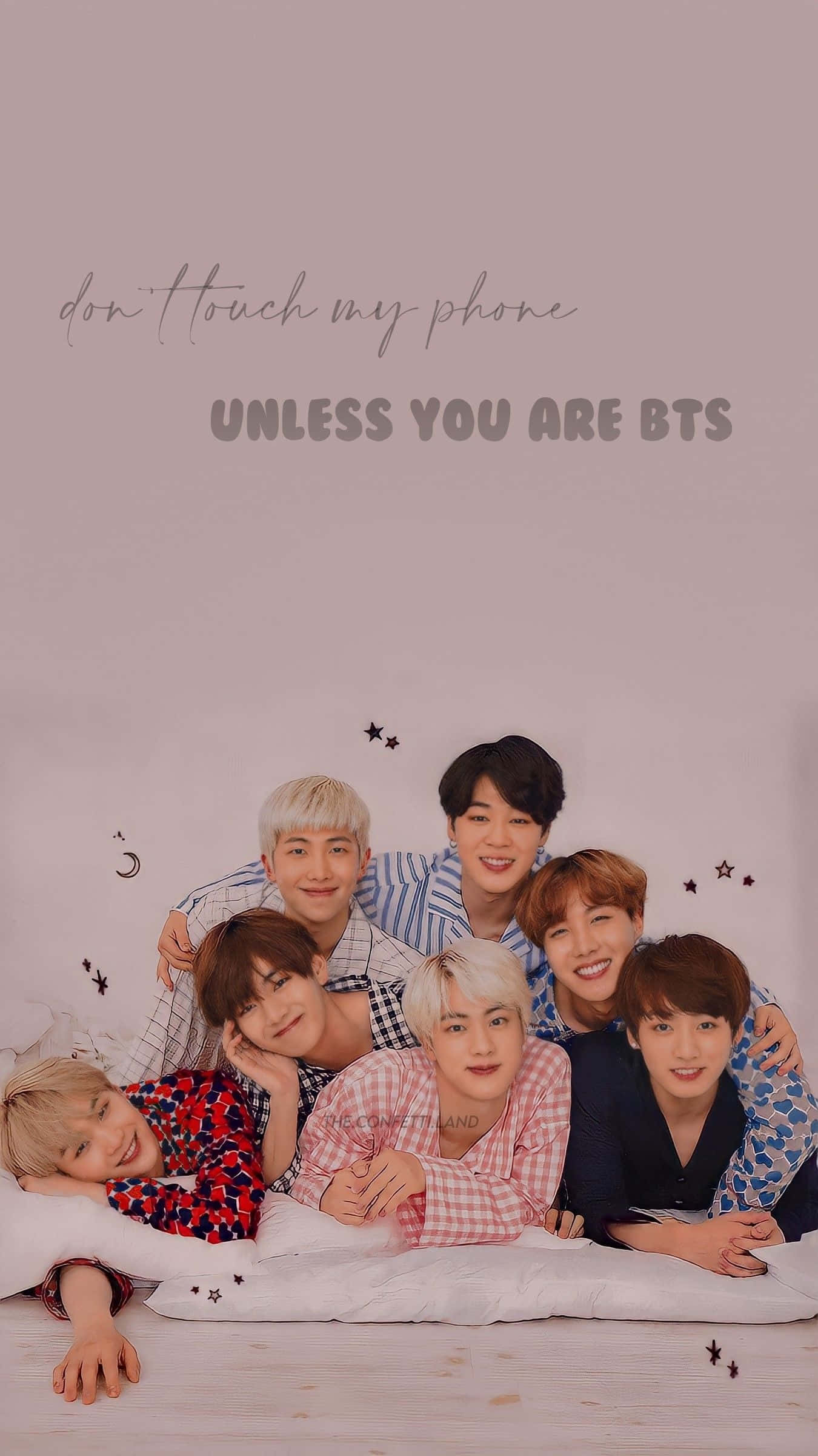 Asili ya BTS Picha ya Ukuta