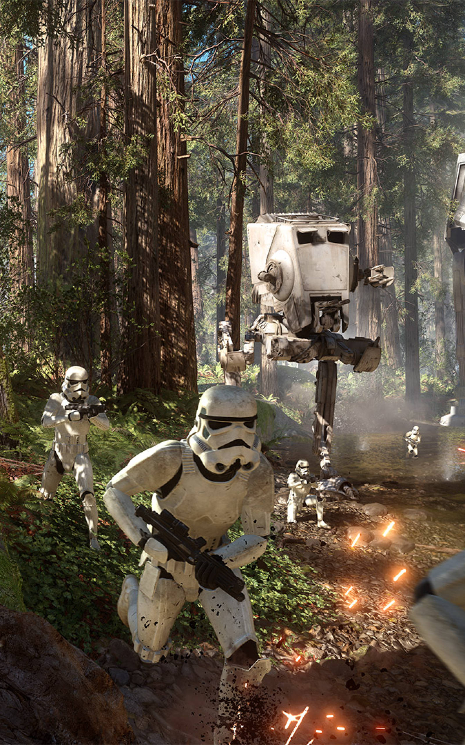 Askari wa Mwanga katika Hatua wa Star Wars kwa Kompyuta Kibao Picha ya Ukuta