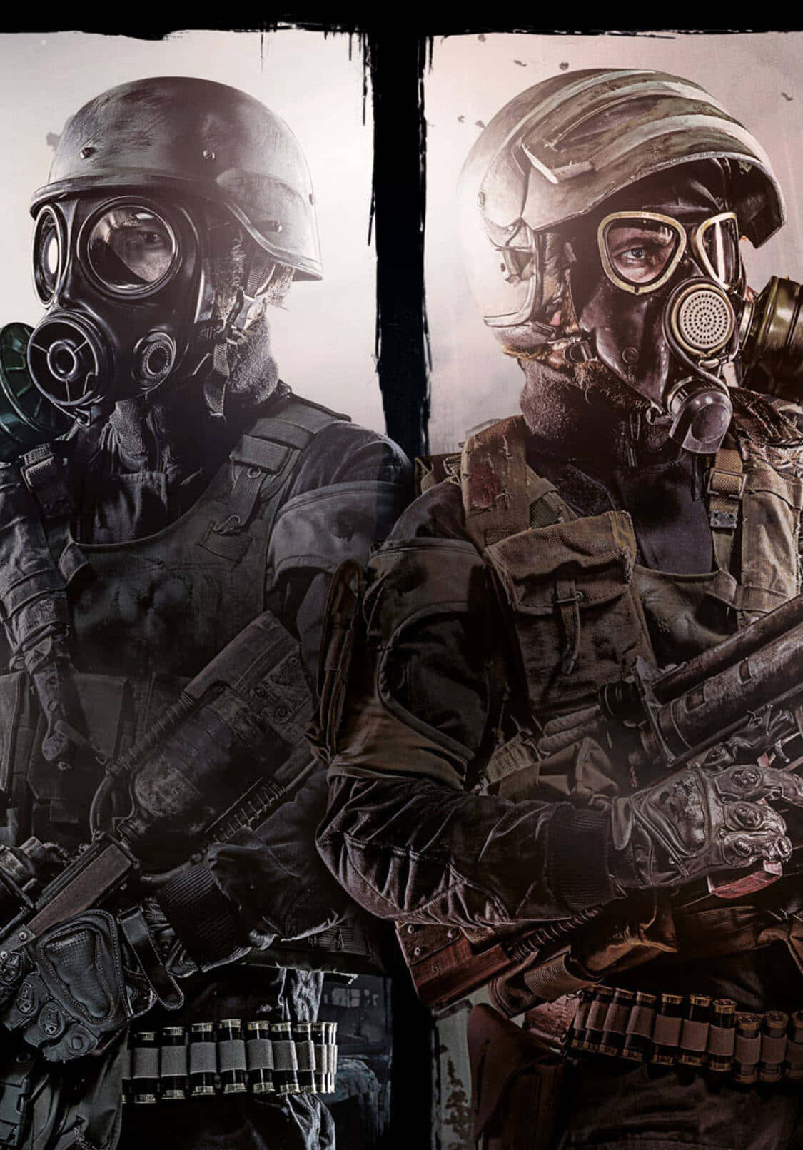 Askarī Wana-wana iPhone X Metro Last Light Background Picha ya Ukuta