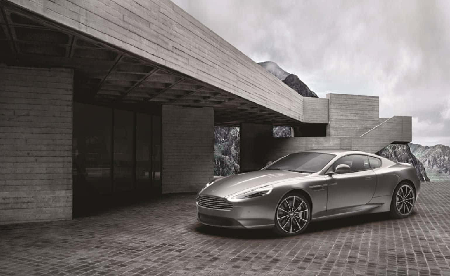 Aston Martin DB9 - Mwonekano wa kushtakiwa wa Mwonekano wa kushtakiwa wa Mwonekano wa kushtakiwa na Mwonekano wa kushtakiwa Picha ya Ukuta