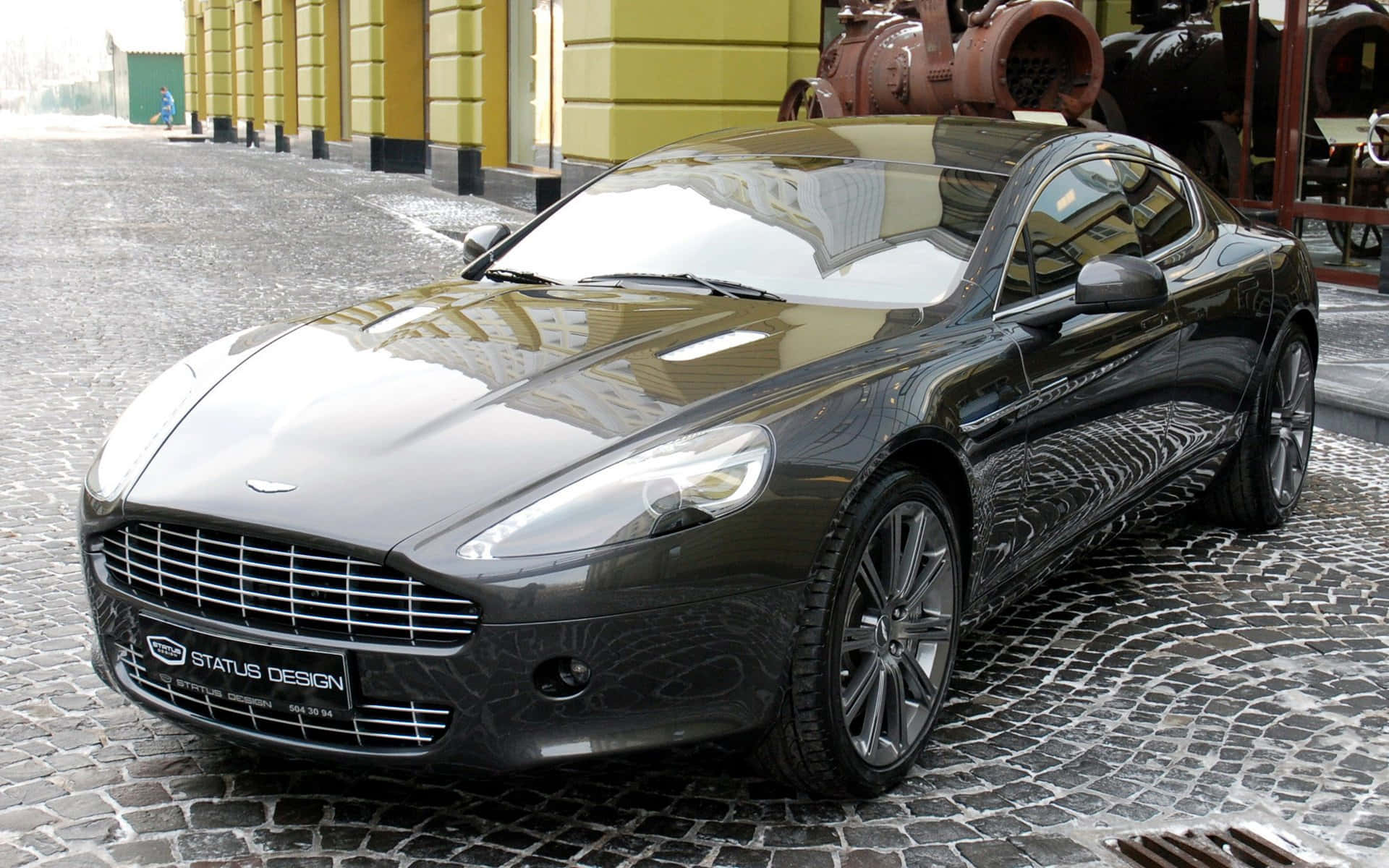 Aston Martin Rapide S - Exquisite Performance and Style Picha ya Ukuta