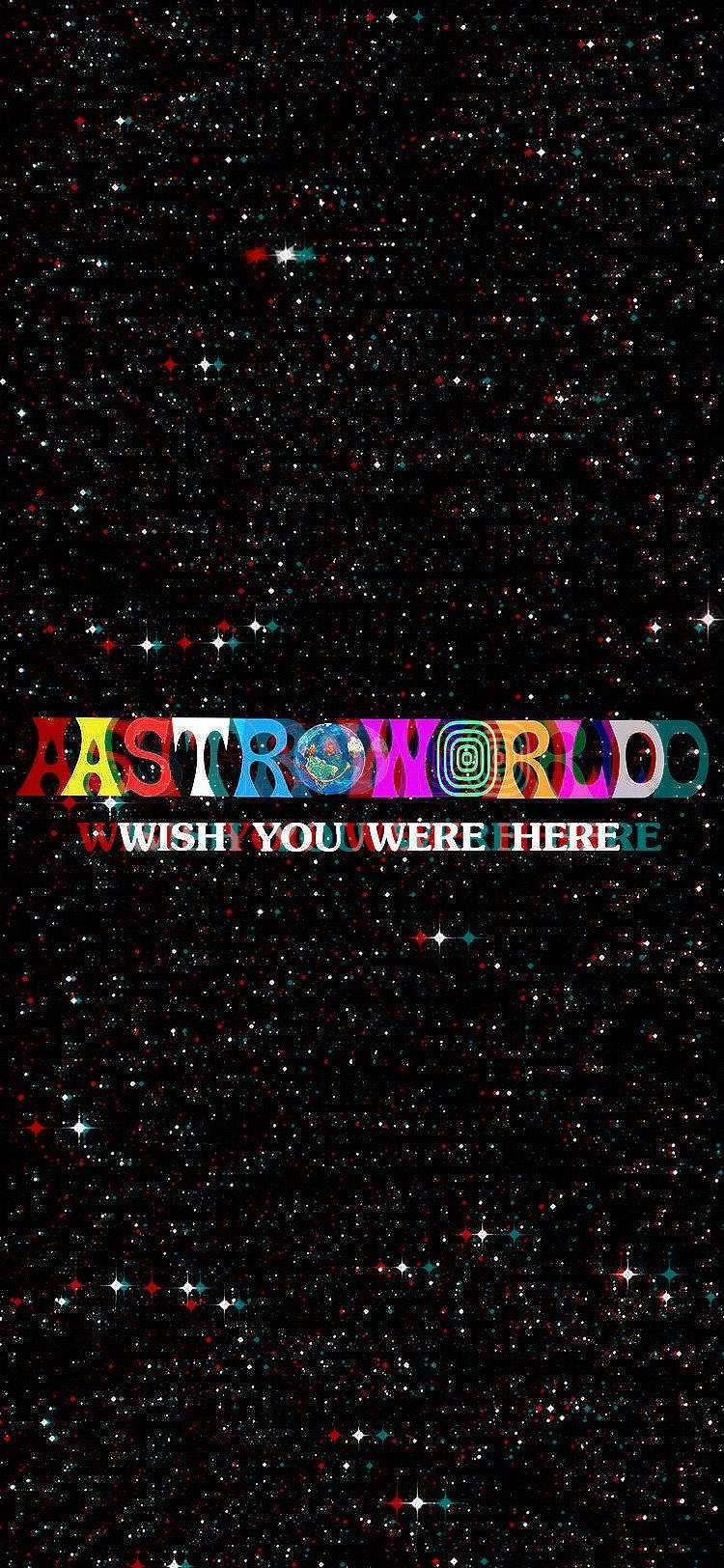 Astroworld iPhone Ukumbuke Ukiwa Hapa Picha ya Ukuta
