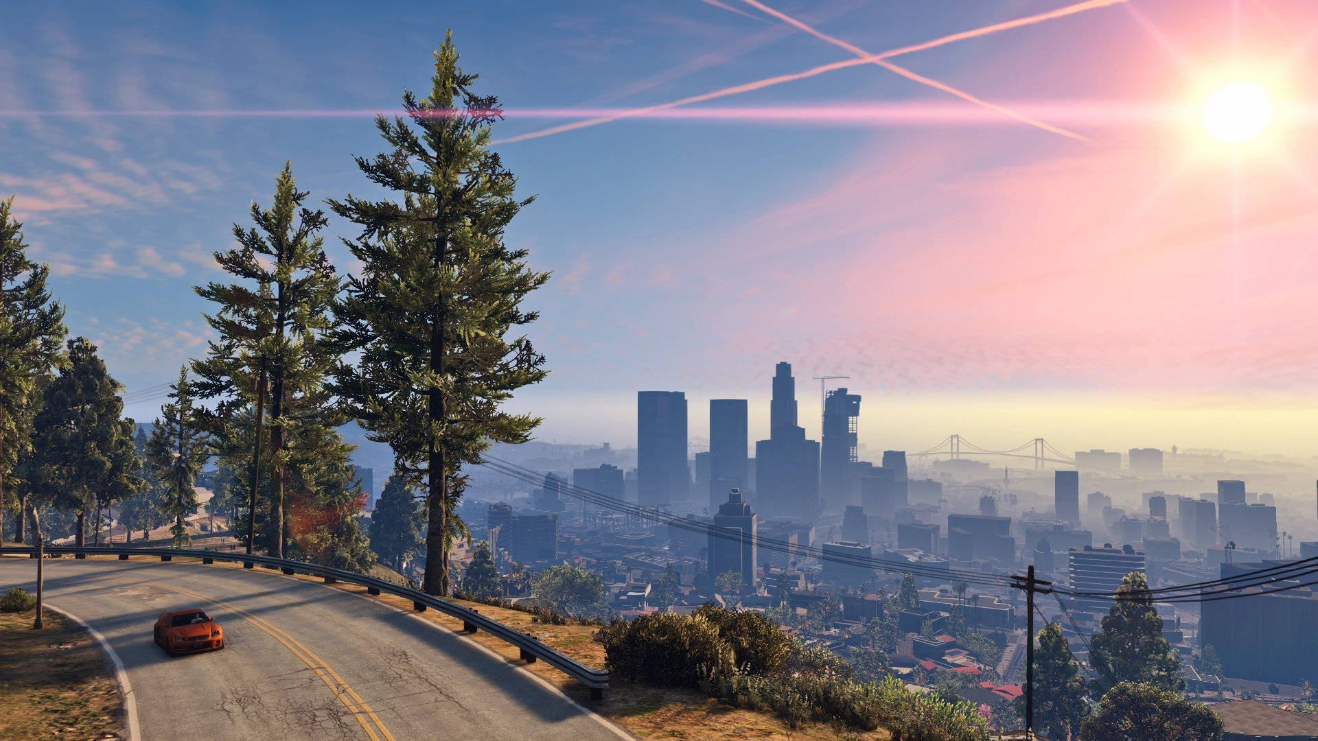 Asubuhi Tulivu ya GTA Picha ya Ukuta
