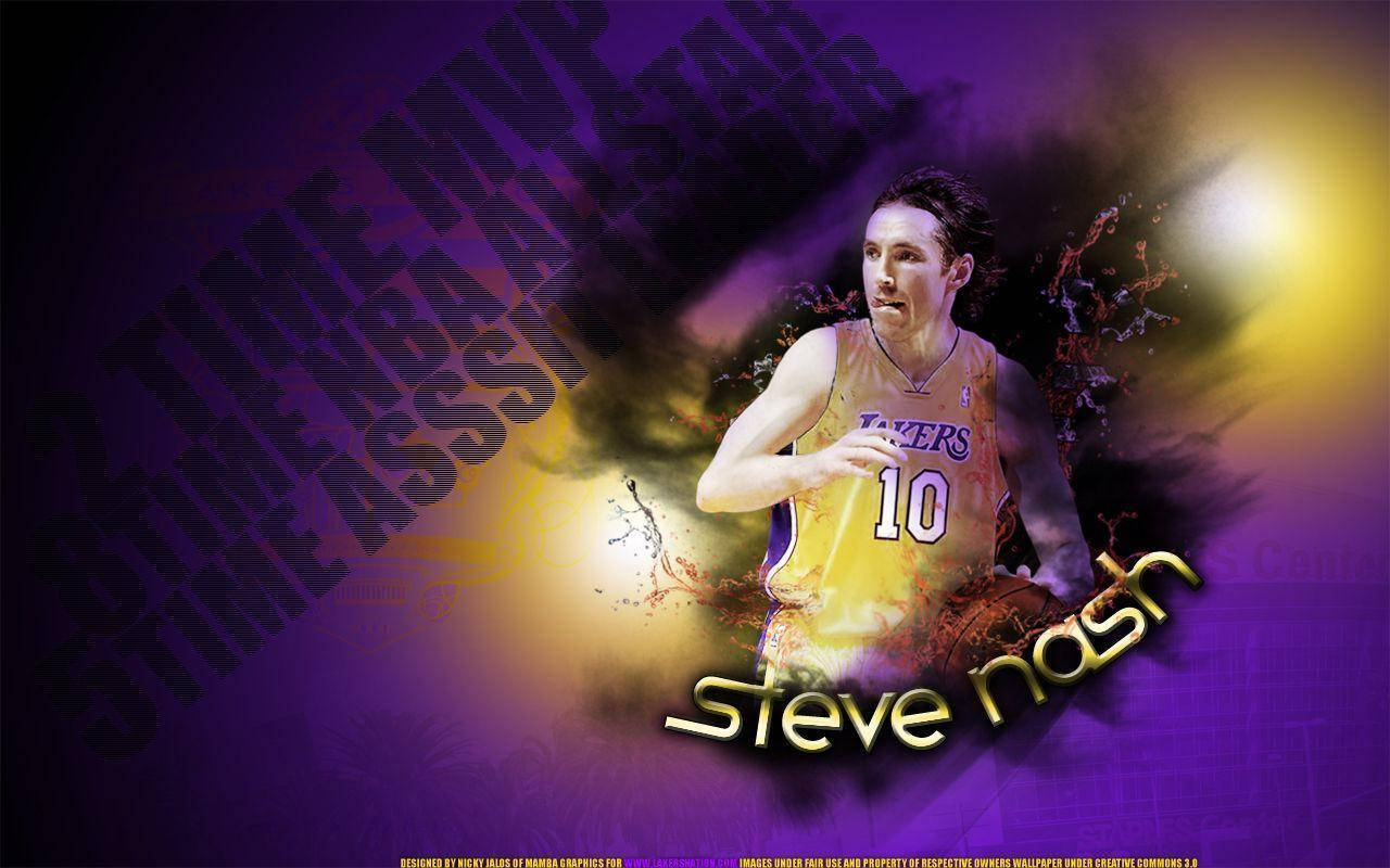 Athari ya 3D ya Steve Nash Picha ya Ukuta