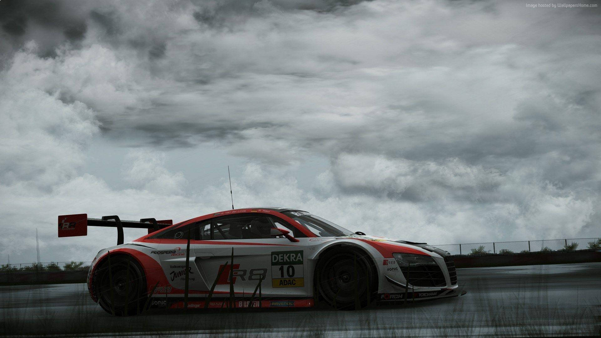 Audi R8 LMS GT3 Kutoka Project Cars Picha ya Ukuta