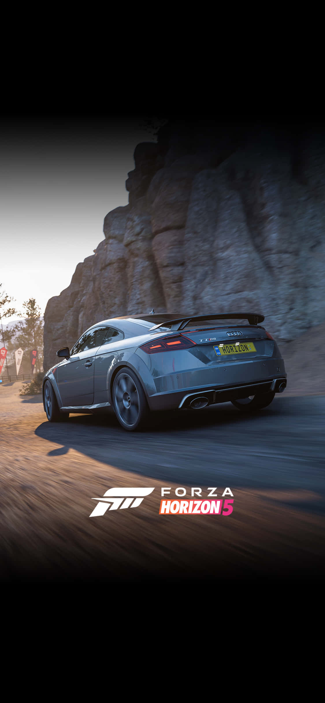 Audi TT iPhone X Forza Motorsport 7 Background Picha ya Ukuta