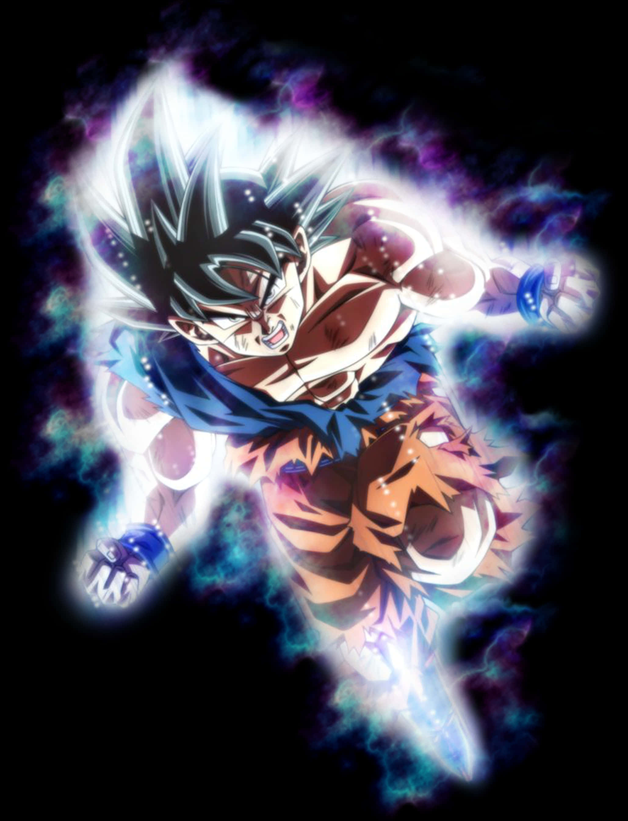 Aura ya Nguvu ya Goku Ultra Instinct Picha ya Ukuta