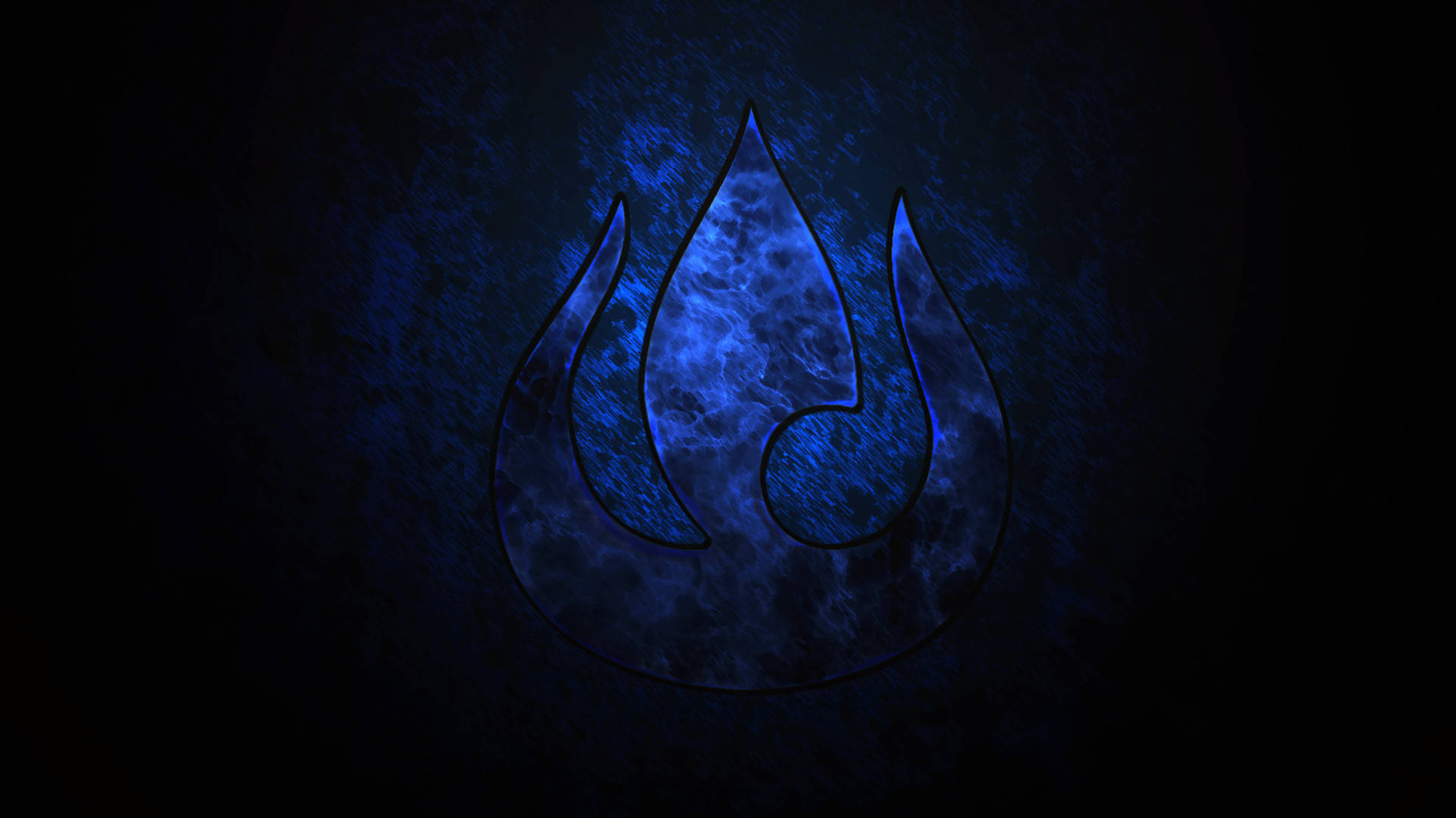 Avatar Fire Nation Bluu Picha ya Ukuta