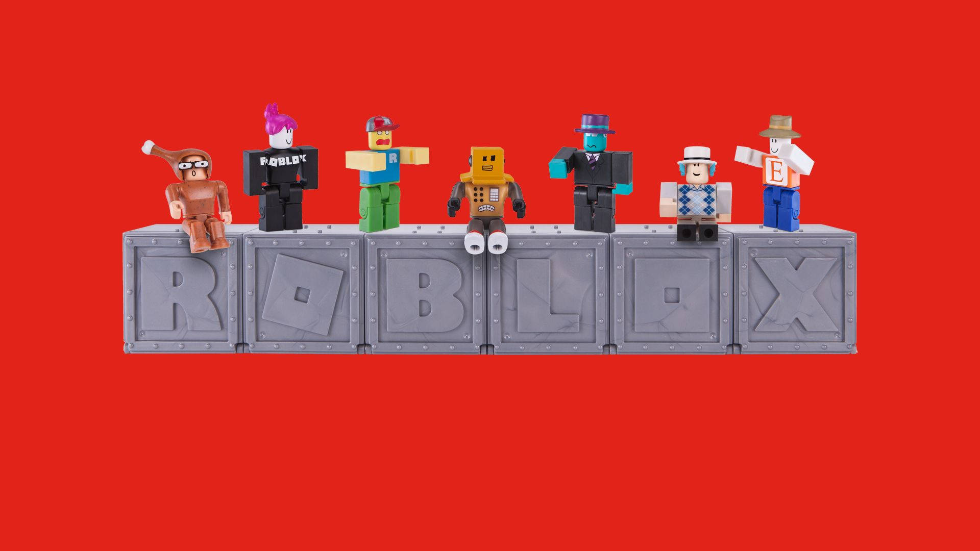 Avatar ya Mtindo wa LEGO ya Roblox Picha ya Ukuta