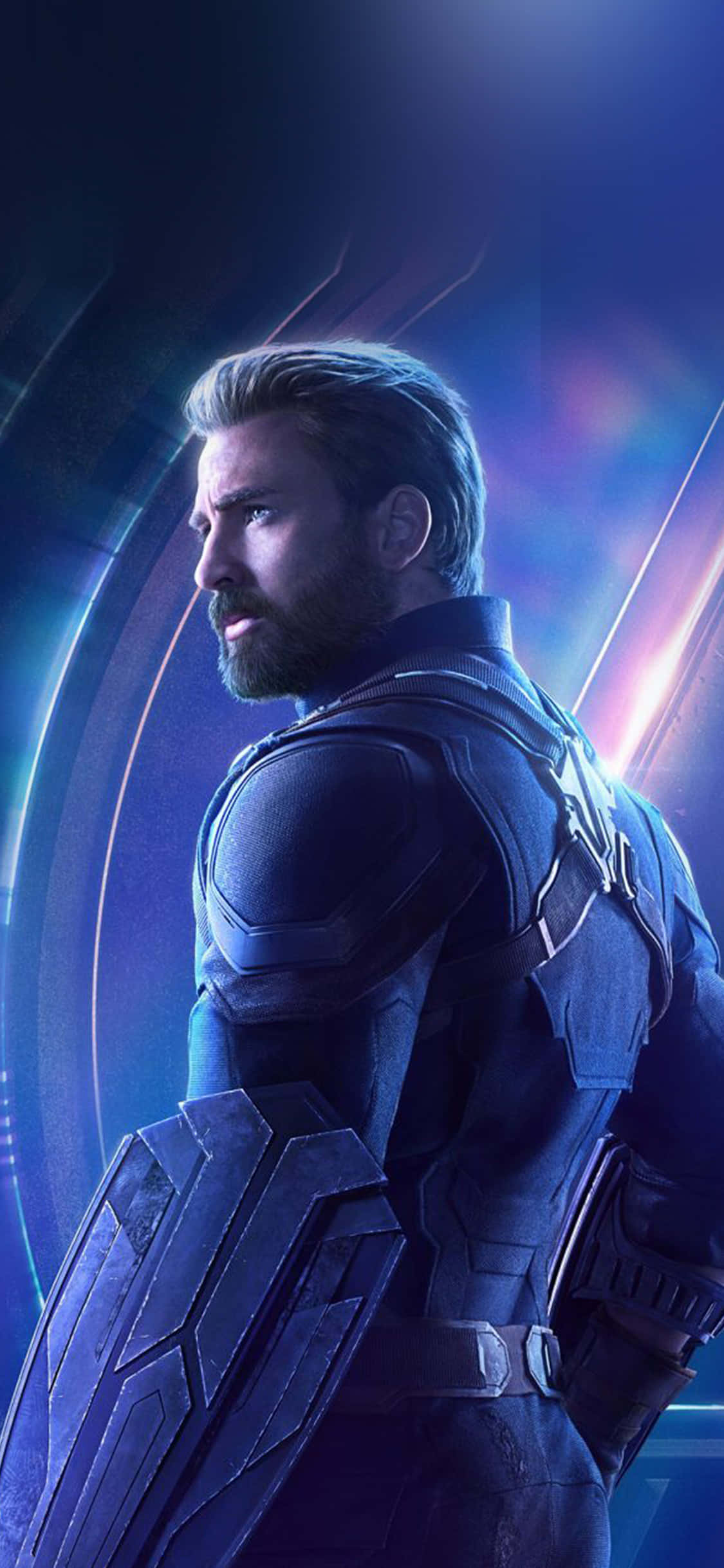 Avengers Endgame Captain America Steve Rogers Background Poster Picha ya Ukuta