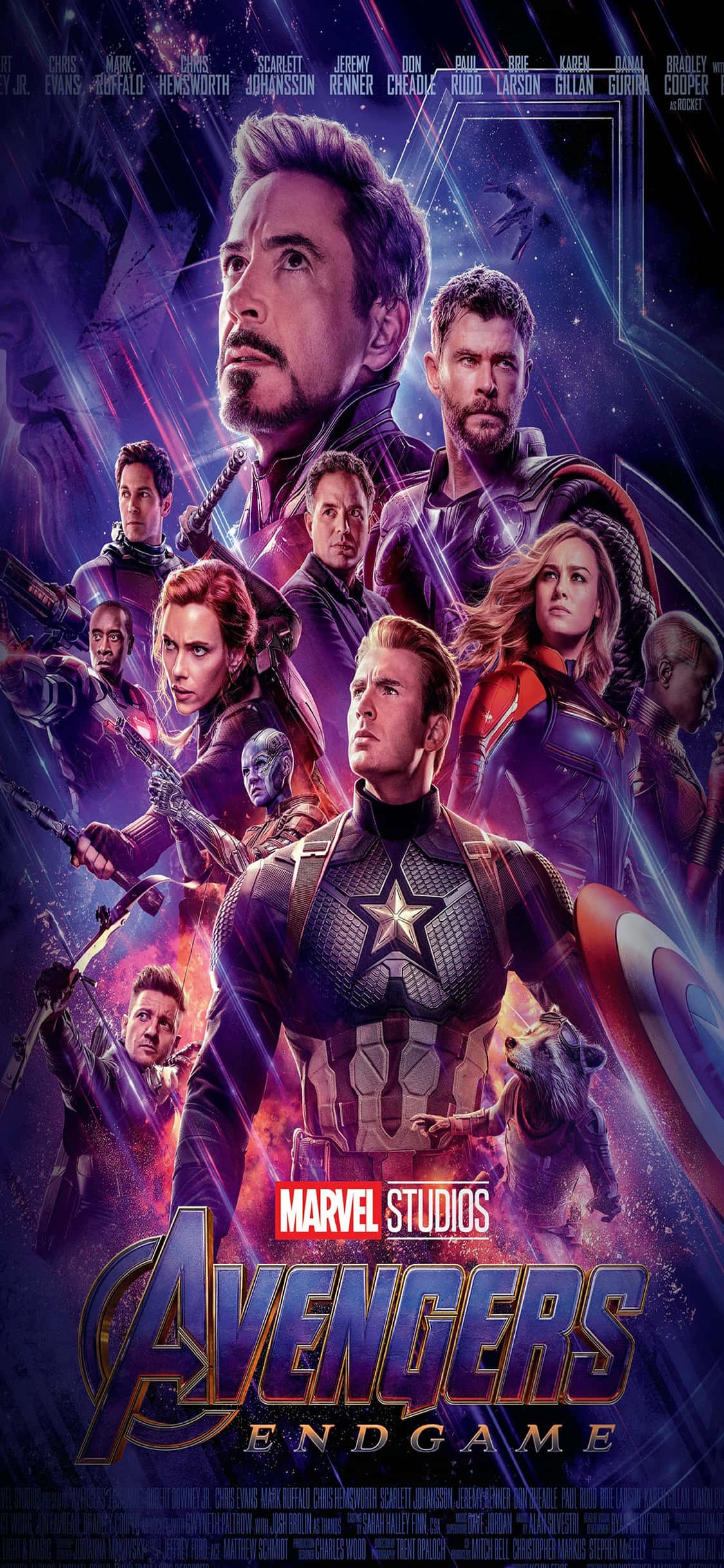 avengers - endgame poster na wahusika Picha ya Ukuta