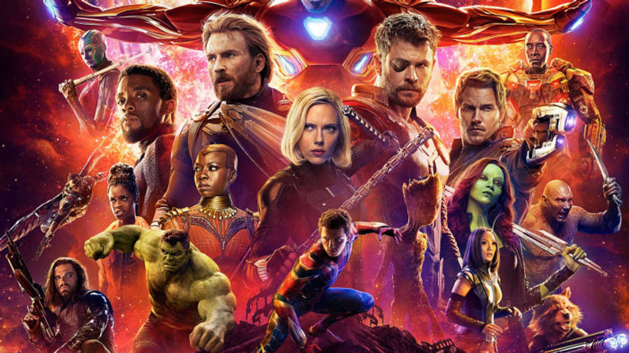 Avengers Infinity War Baridi Picha ya Ukuta