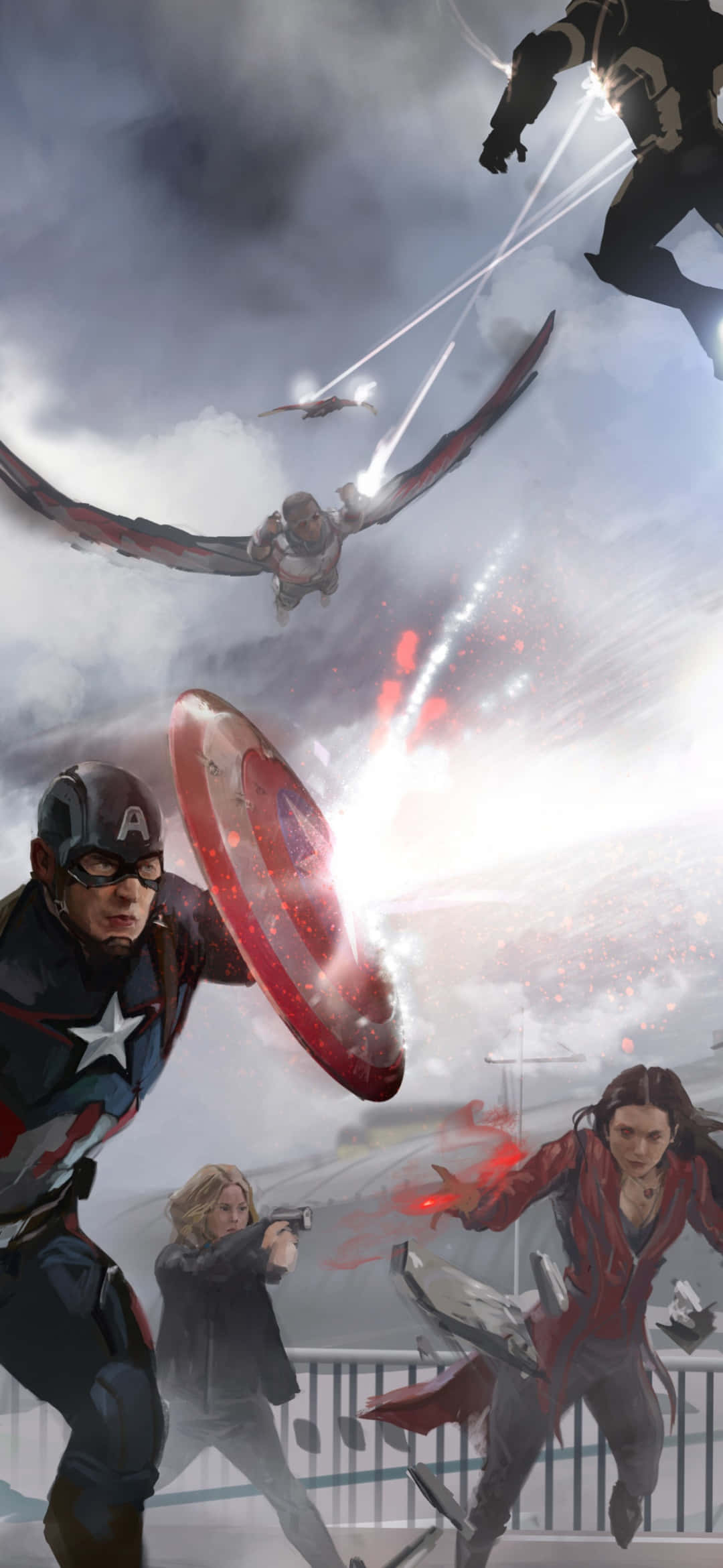 'Avengers Unite: Steve Rogers Anarudi kama Captain America.' Picha ya Ukuta