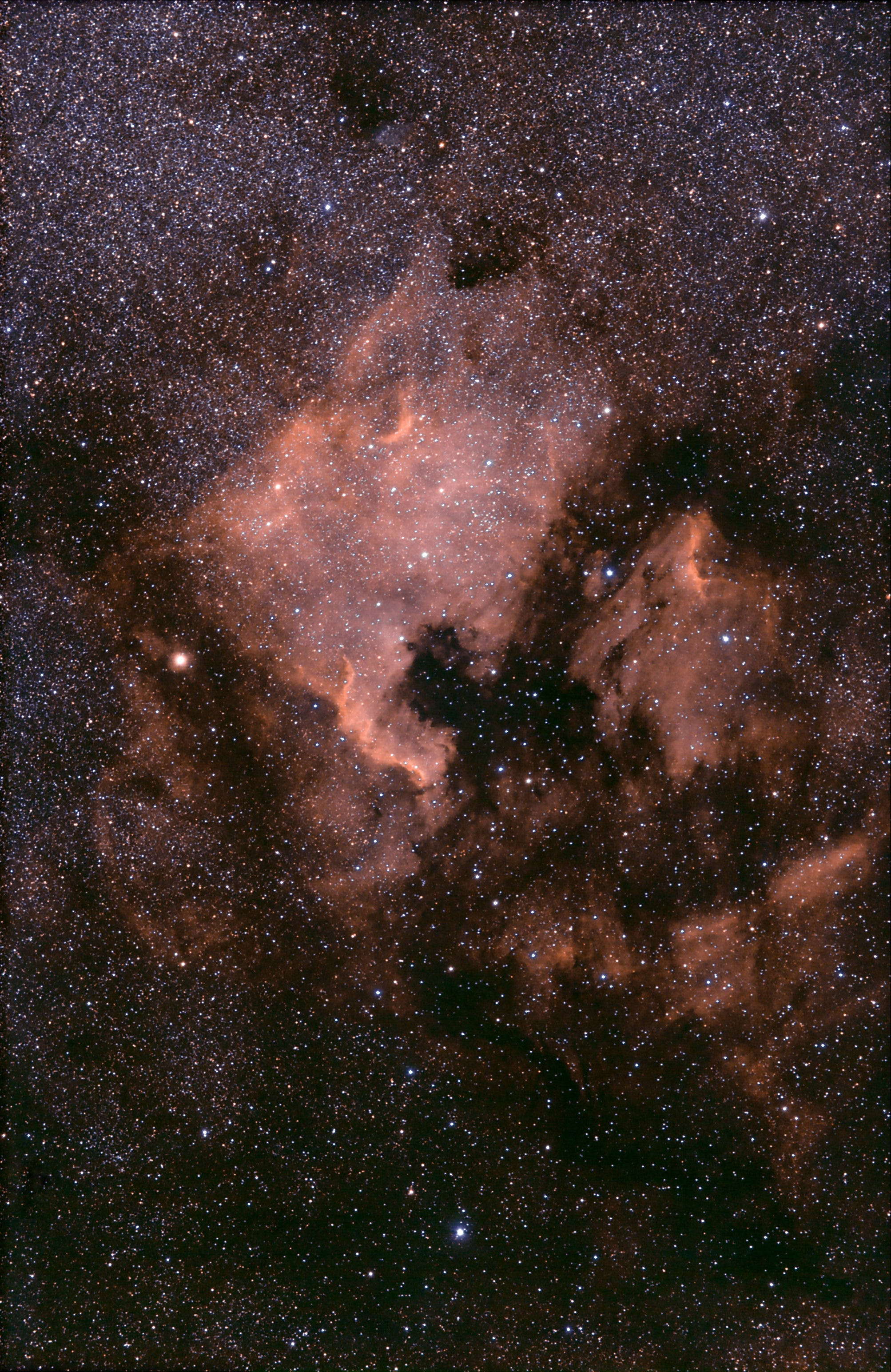 "Awe-Inspiring View of a Nebula Filled with Brilliant Stars" Picha ya Ukuta