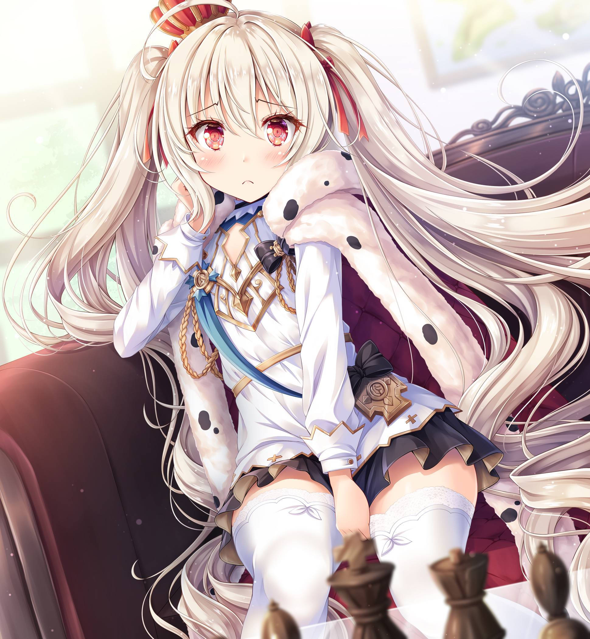 Azur Lane's Valiant Blushes Picha ya Ukuta