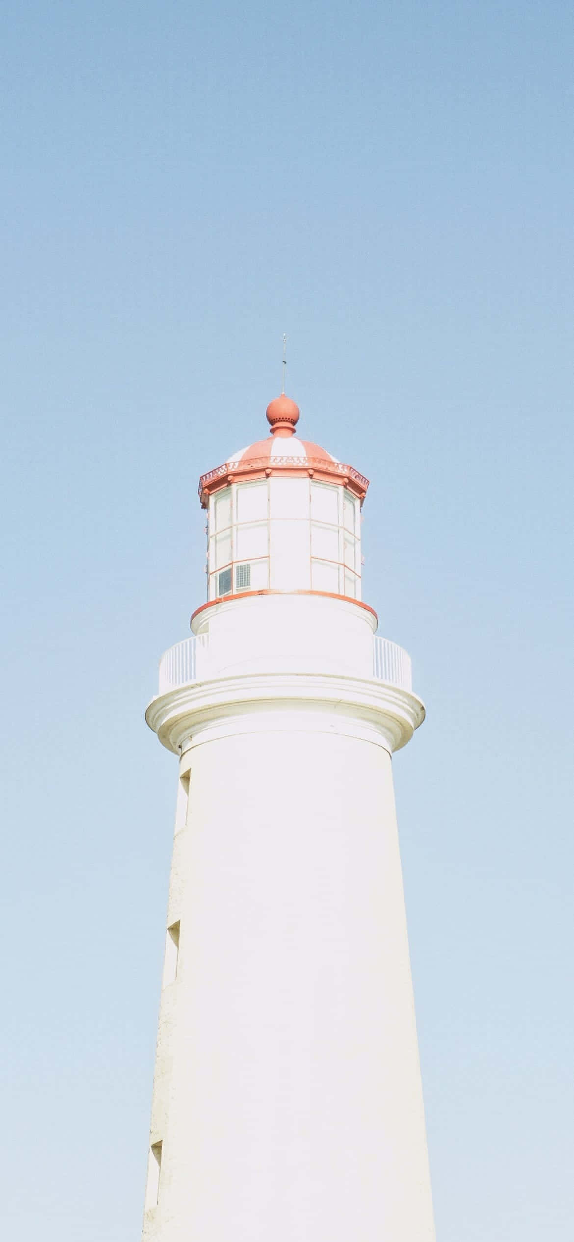 Baby Blue Light Blue Aesthetic Lighthouse Photography Picha ya Ukuta