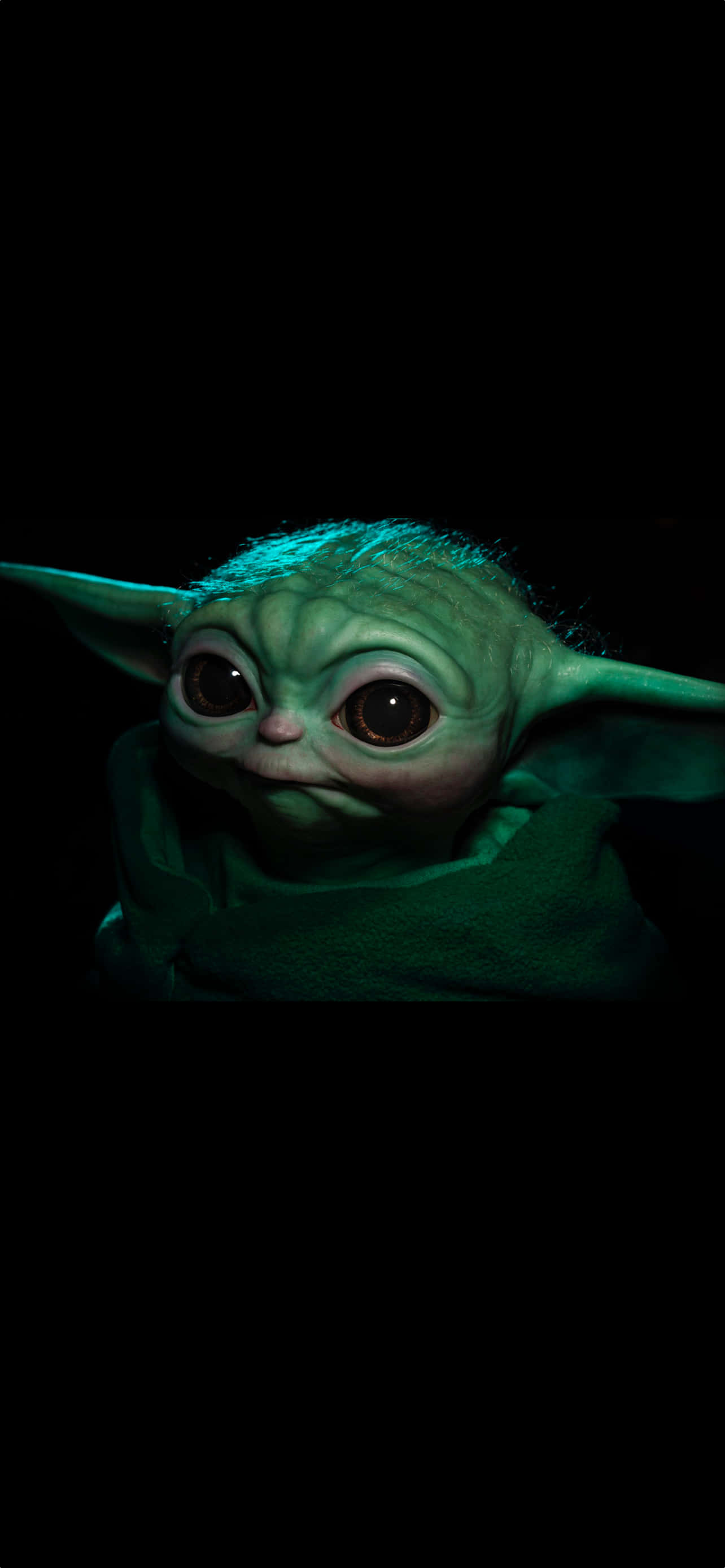 Baby Yoda Mdogo Mwenye Kuacha Picha ya Ukuta