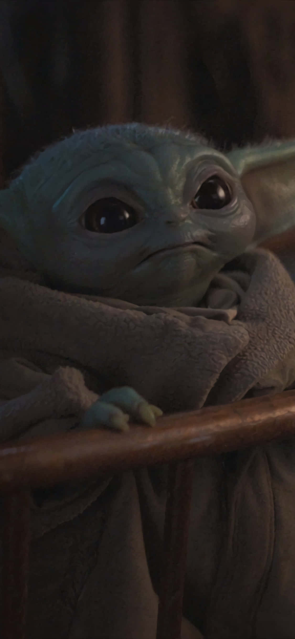 Baby Yoda Zoom Background Picha ya Ukuta