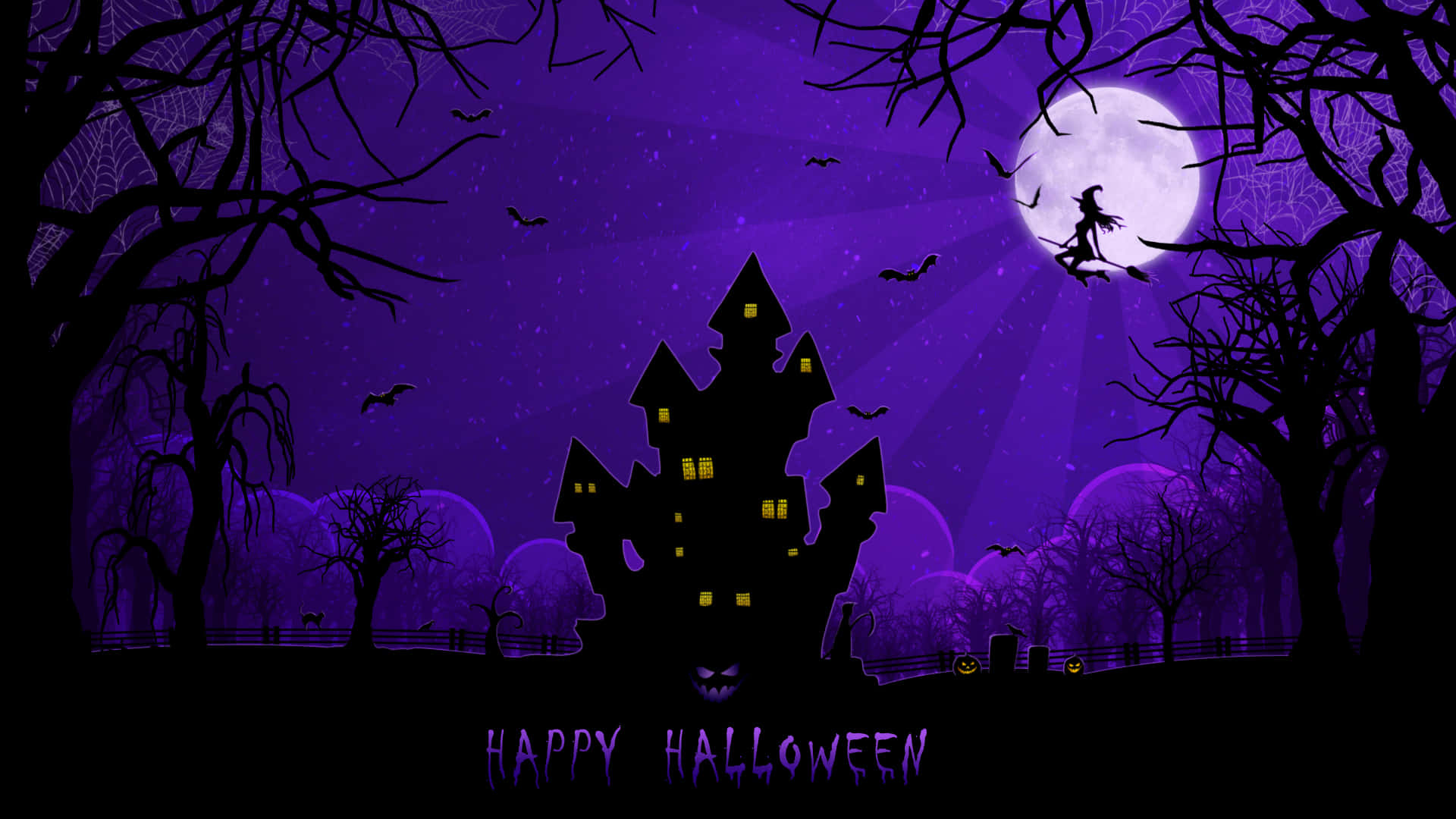 Background ya Halloween ya Kubwa Picha ya Ukuta