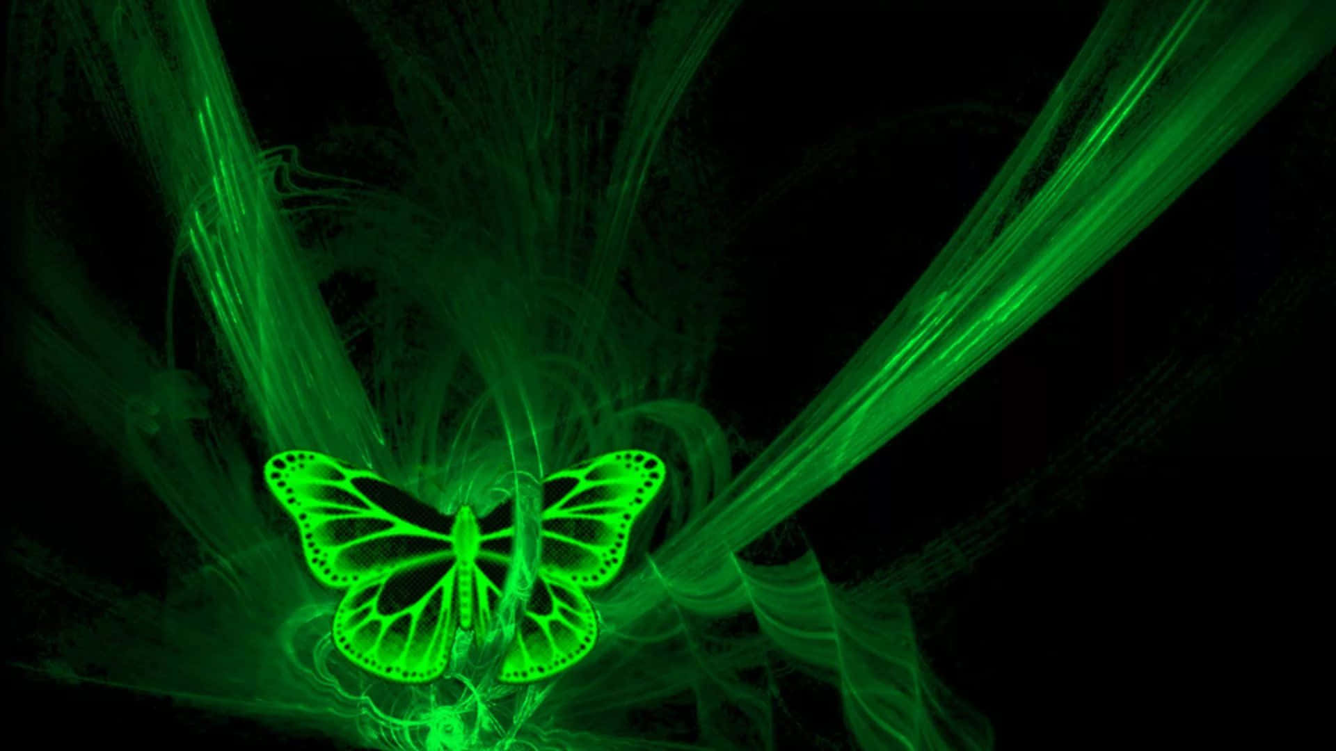Background ya Neon Kijani Picha ya Ukuta